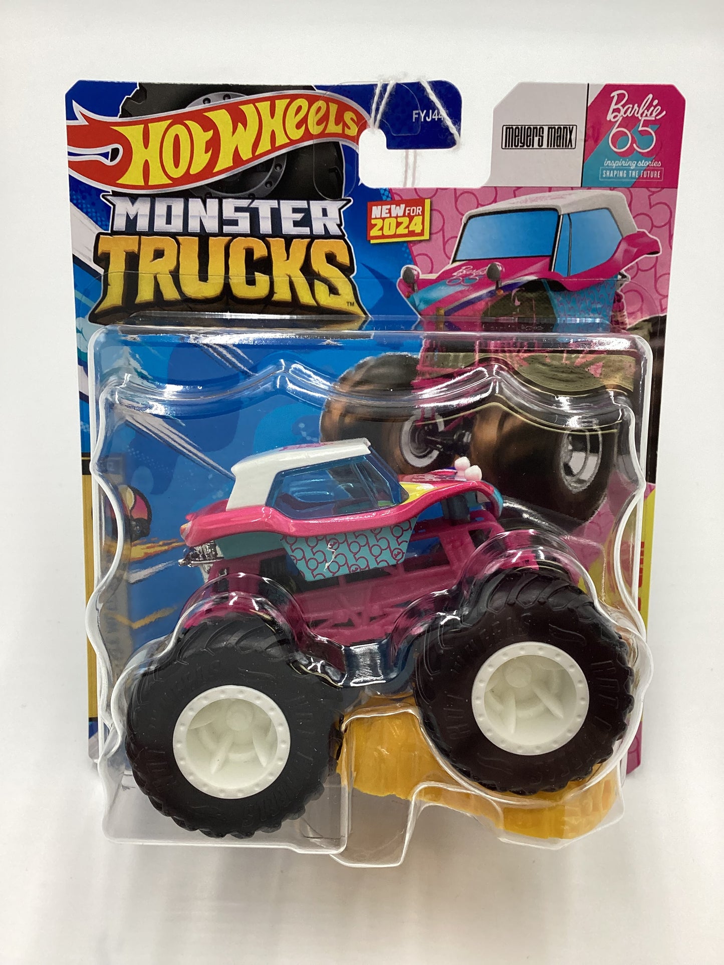 2024 Hot wheels Monster Trucks Freestyle Wreckers #8 Meyers Manx Barbie Pink 132A