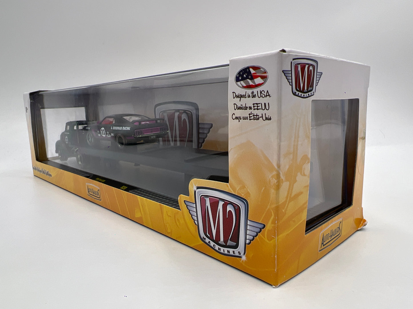 M2 Machines Auto Haulers CHASE 1956 Ford COE & 1970 Ford Mustang R20 VHTF