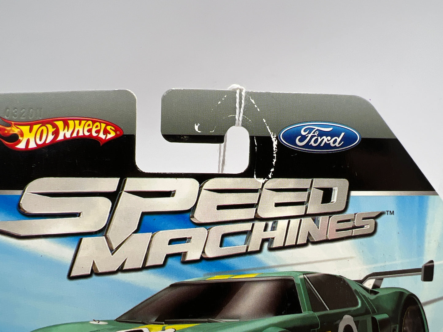 Hot Wheels Premium Speed Machines Ford GT LM Teal Card Not Perfect