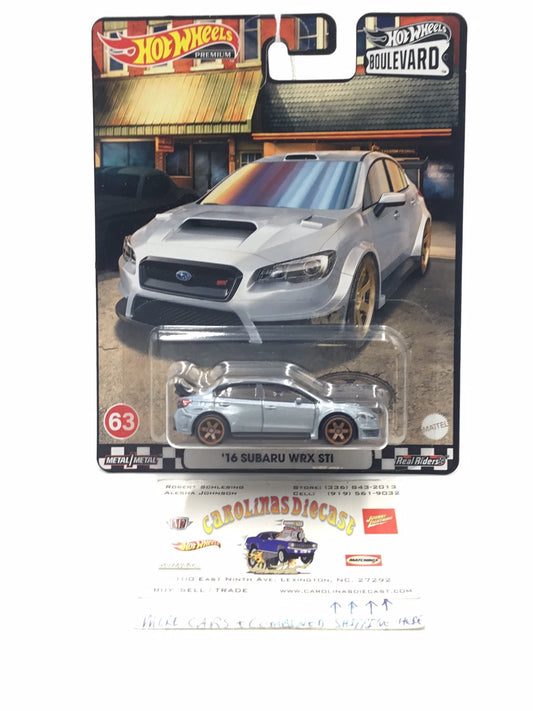 Hot Wheels Boulevard #63 16 Subaru WRX STI C5