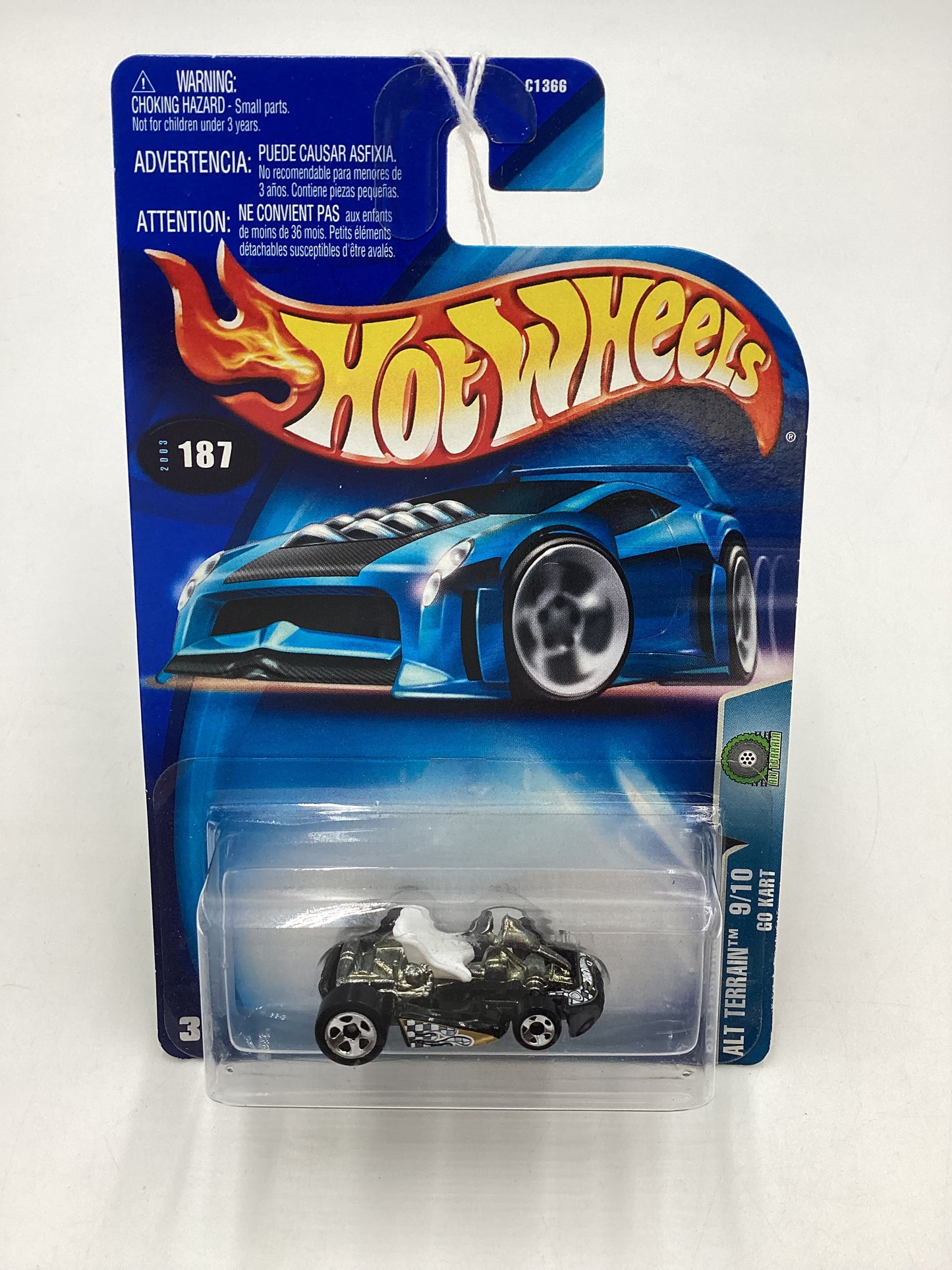 2003 Hot Wheels #187 Black Go Kart