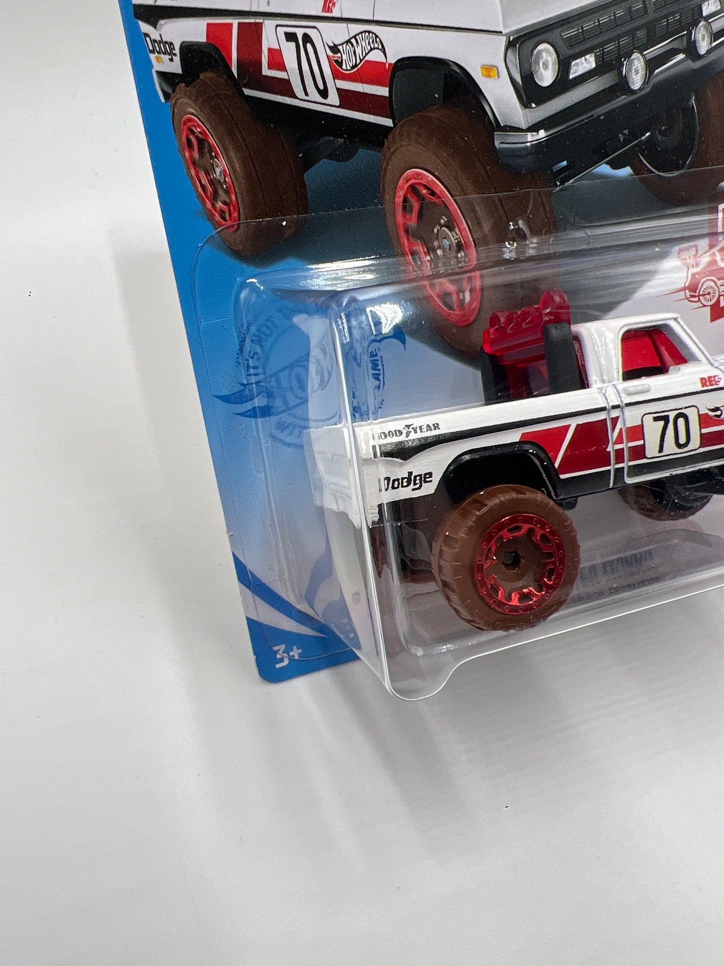 2021 Hot Wheels Target Exclusive Red Edition #3 70 Dodge Power Wagon White