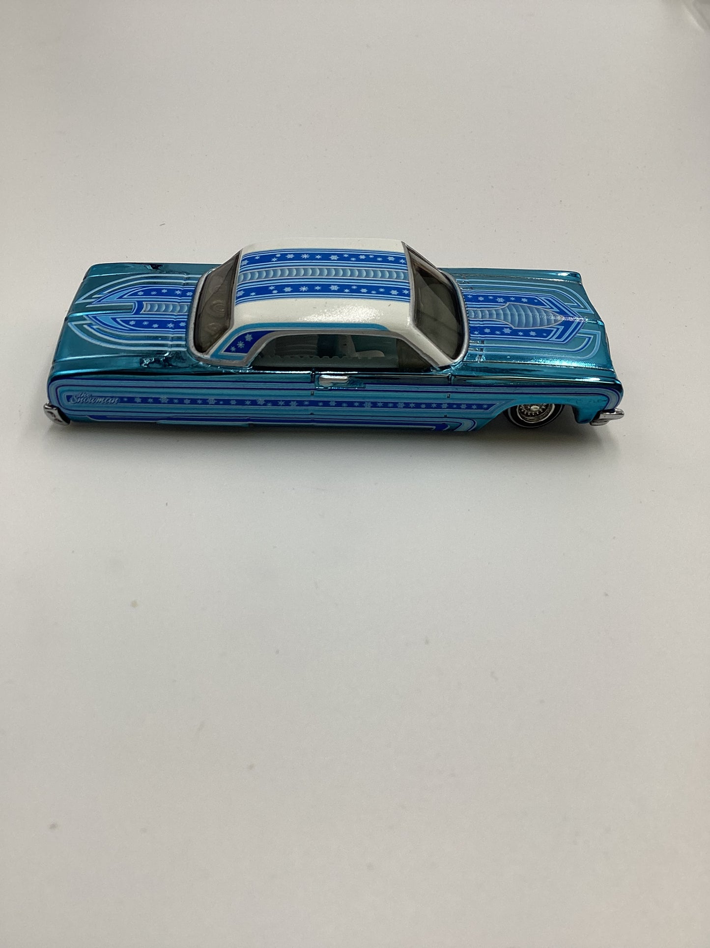 2021 Hot Wheels RLC #23717/30000 64 Chevy Impala Blue Snowman