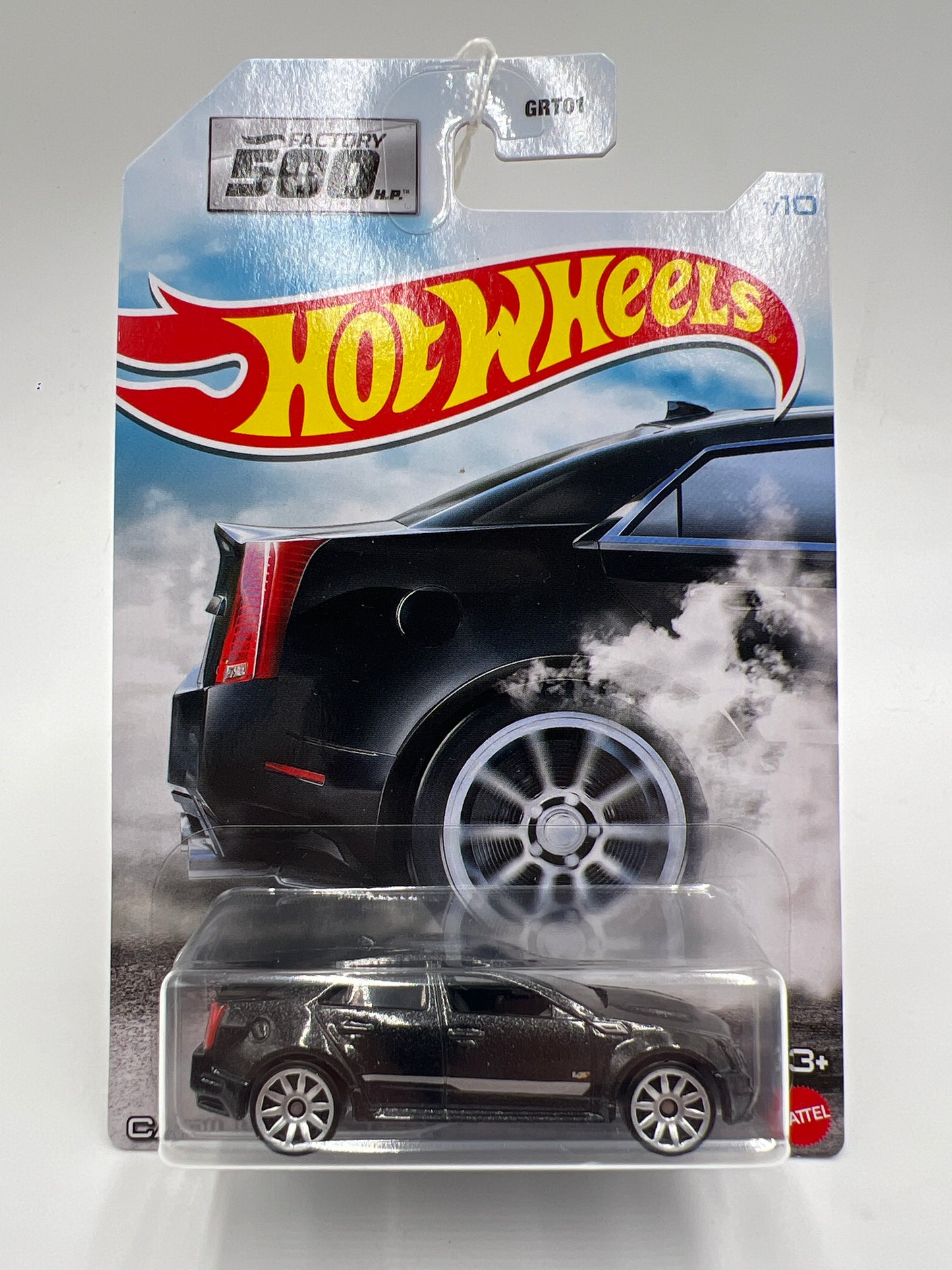 Hot Wheels Factory 500 HP #1 Cadillac CTS-V Black 153A