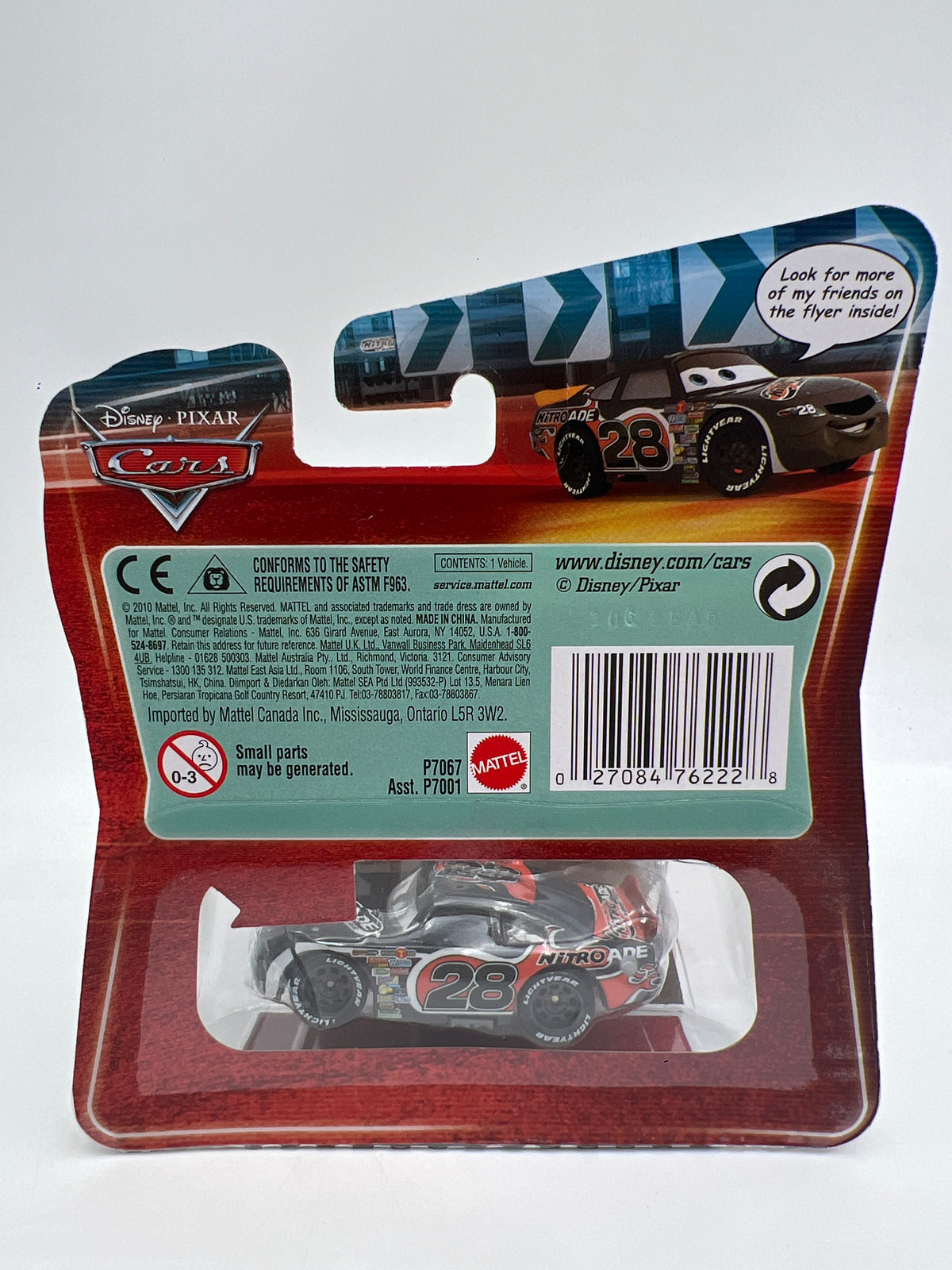 Disney Pixar Cars Look My Eyes Change #50 Nitroade No 28 139C