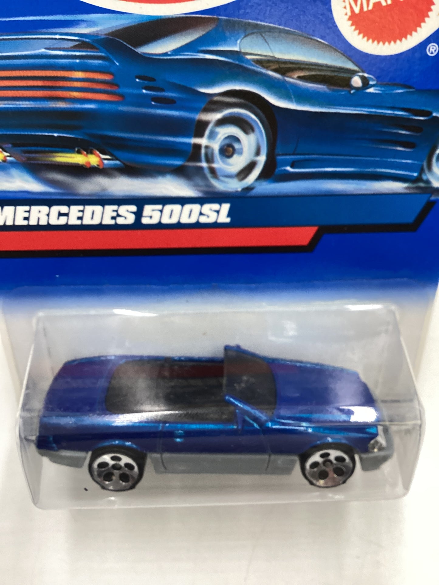 2000 Hot Wheels #134 Blue Mercedes 500 SL 92E