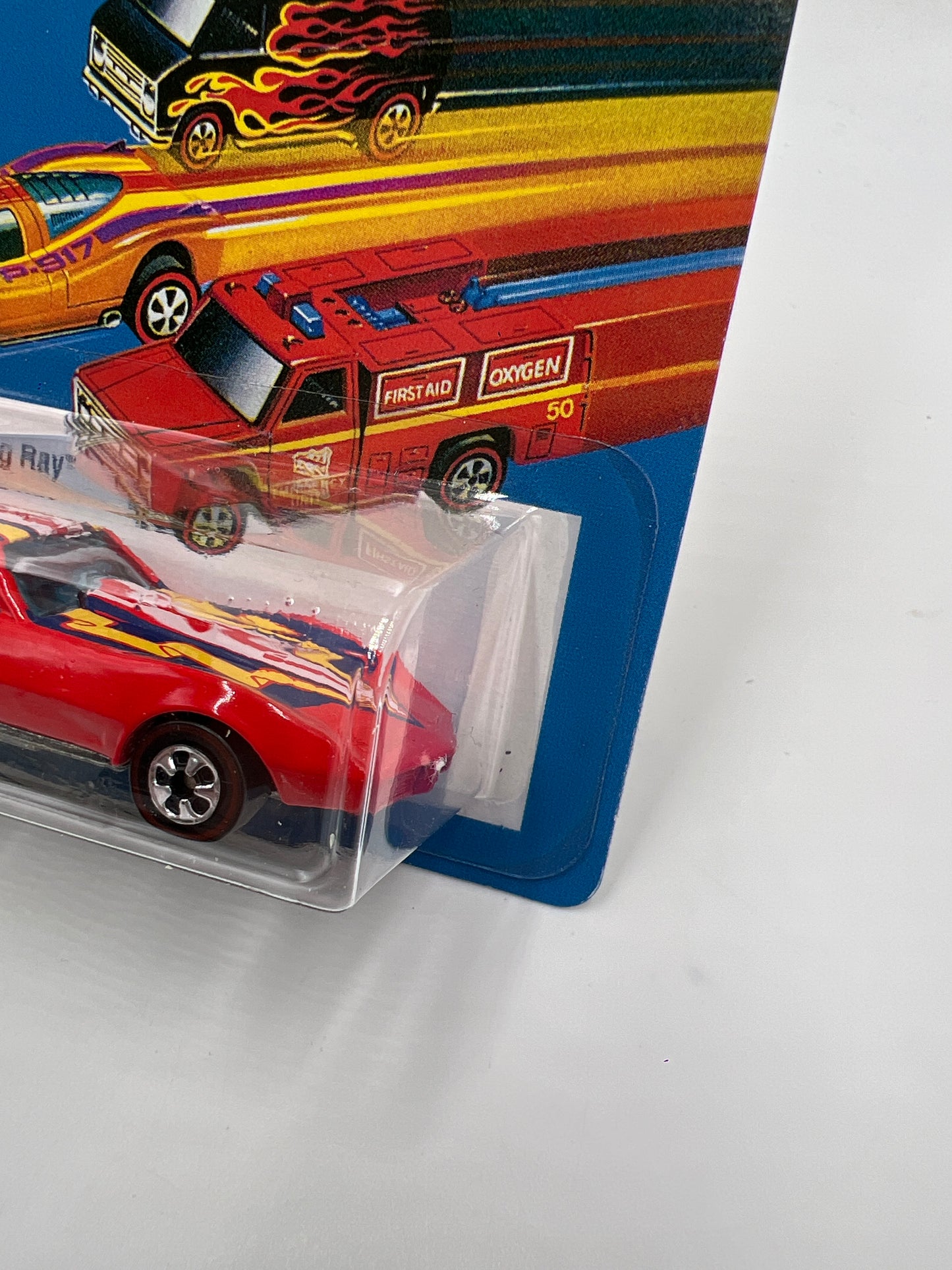 Hot Wheels 30 Years 1976 Authentic Commemorative Replica Flying Colors Corvette Sting Ray Red