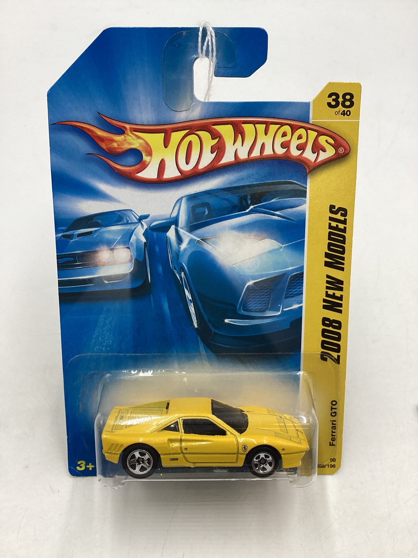 2008 Hot Wheels #038 Ferrari GTO Yellow