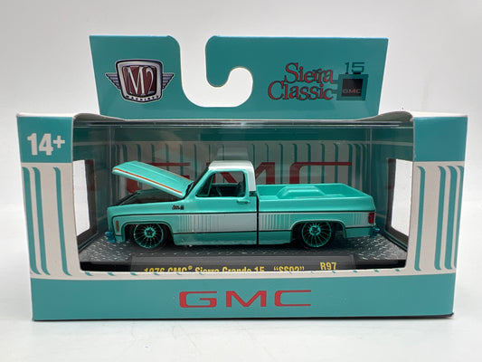 2026 M2 Machines R97 CHASE 1976 GMC Sierra Grande 15 SS02 Light Blue