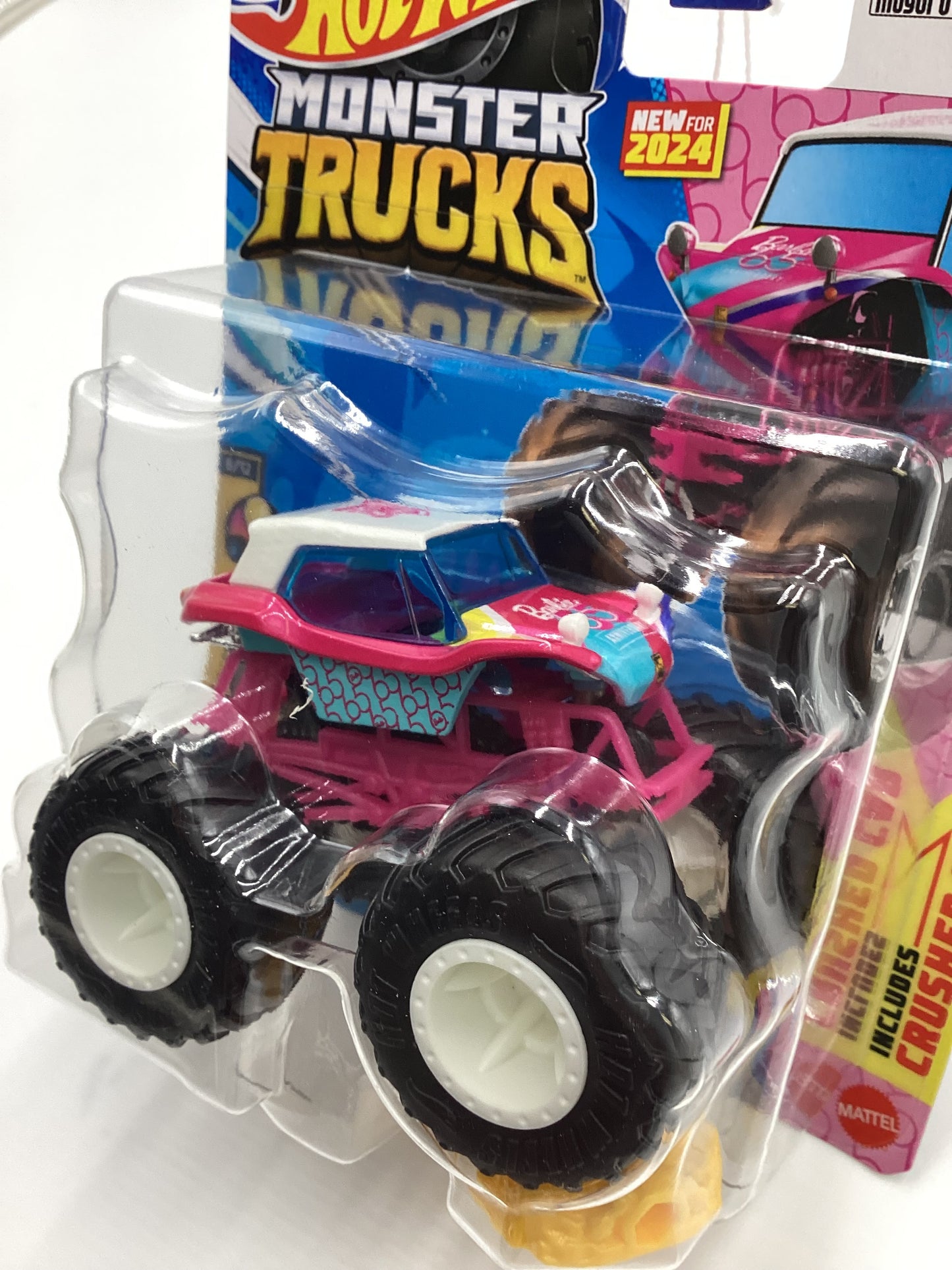 2024 Hot wheels Monster Trucks Freestyle Wreckers #8 Meyers Manx Barbie Pink 132A