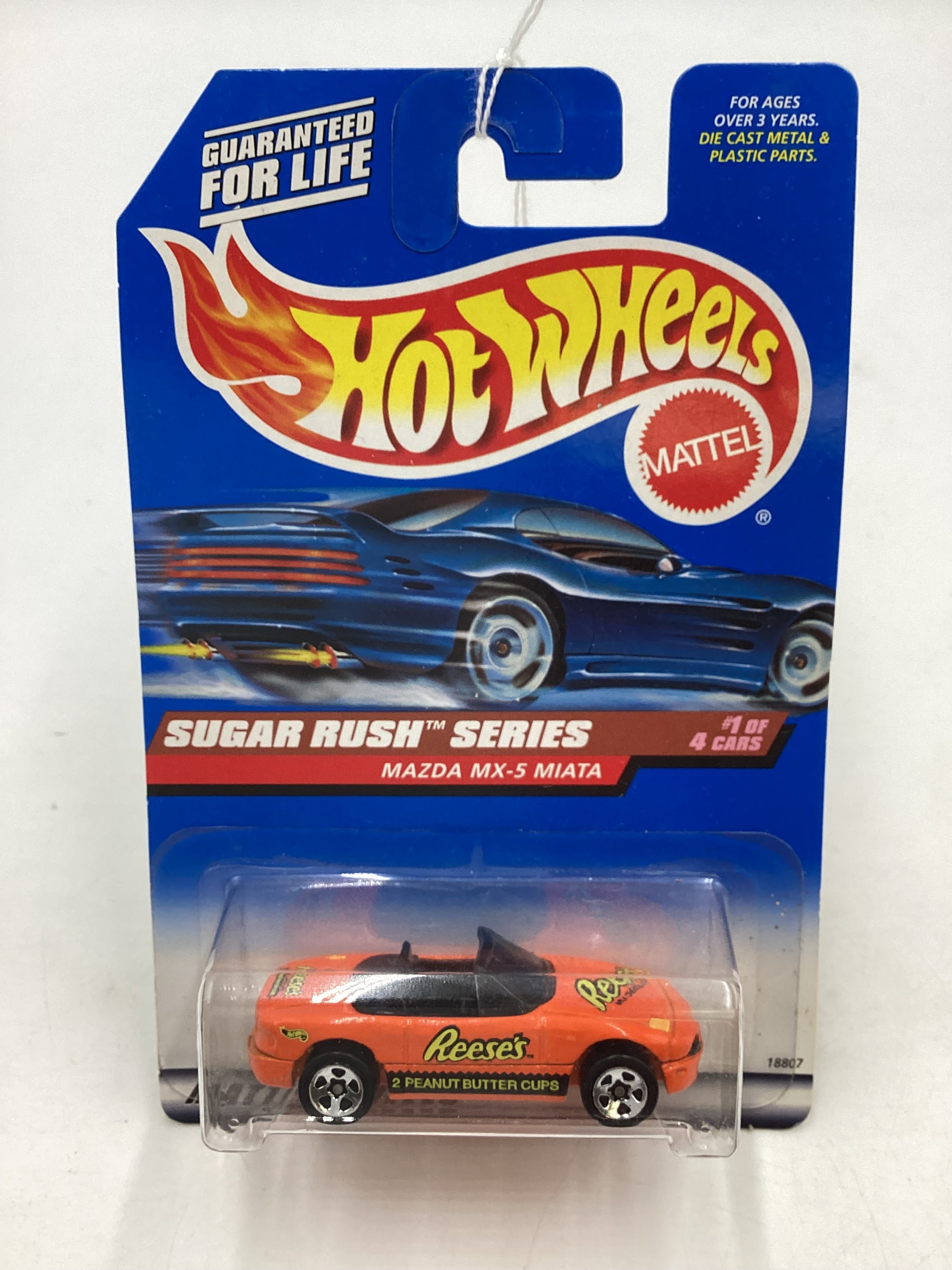 1998 Hot wheels #741 Sugar Rush Series 1/4 Mazda MX-5 Miata 83i