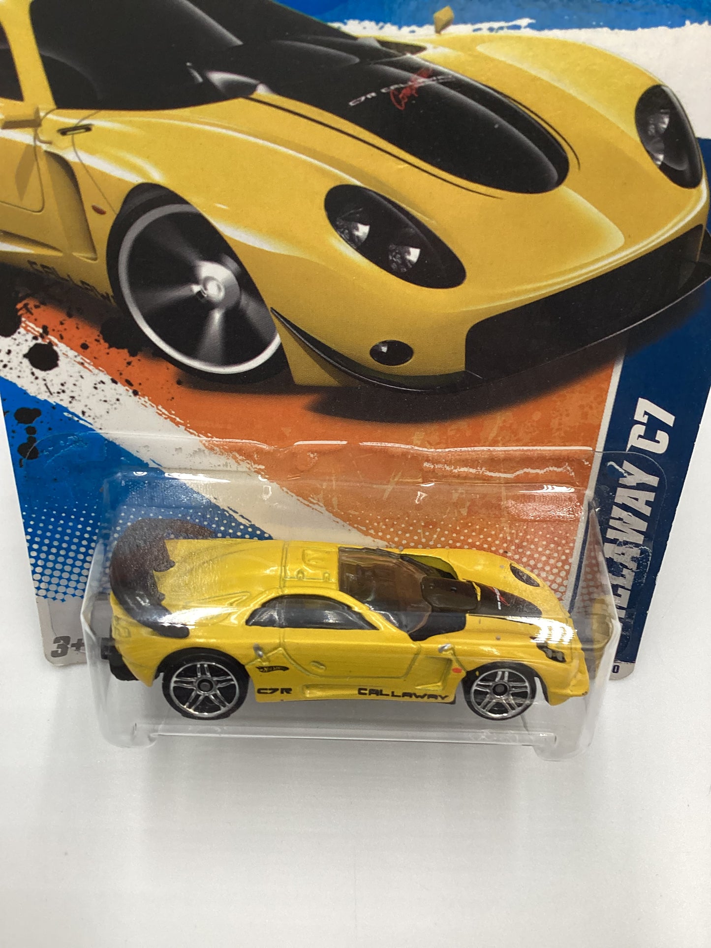 2011 Hot Wheels #164 Calloway C7 Yellow