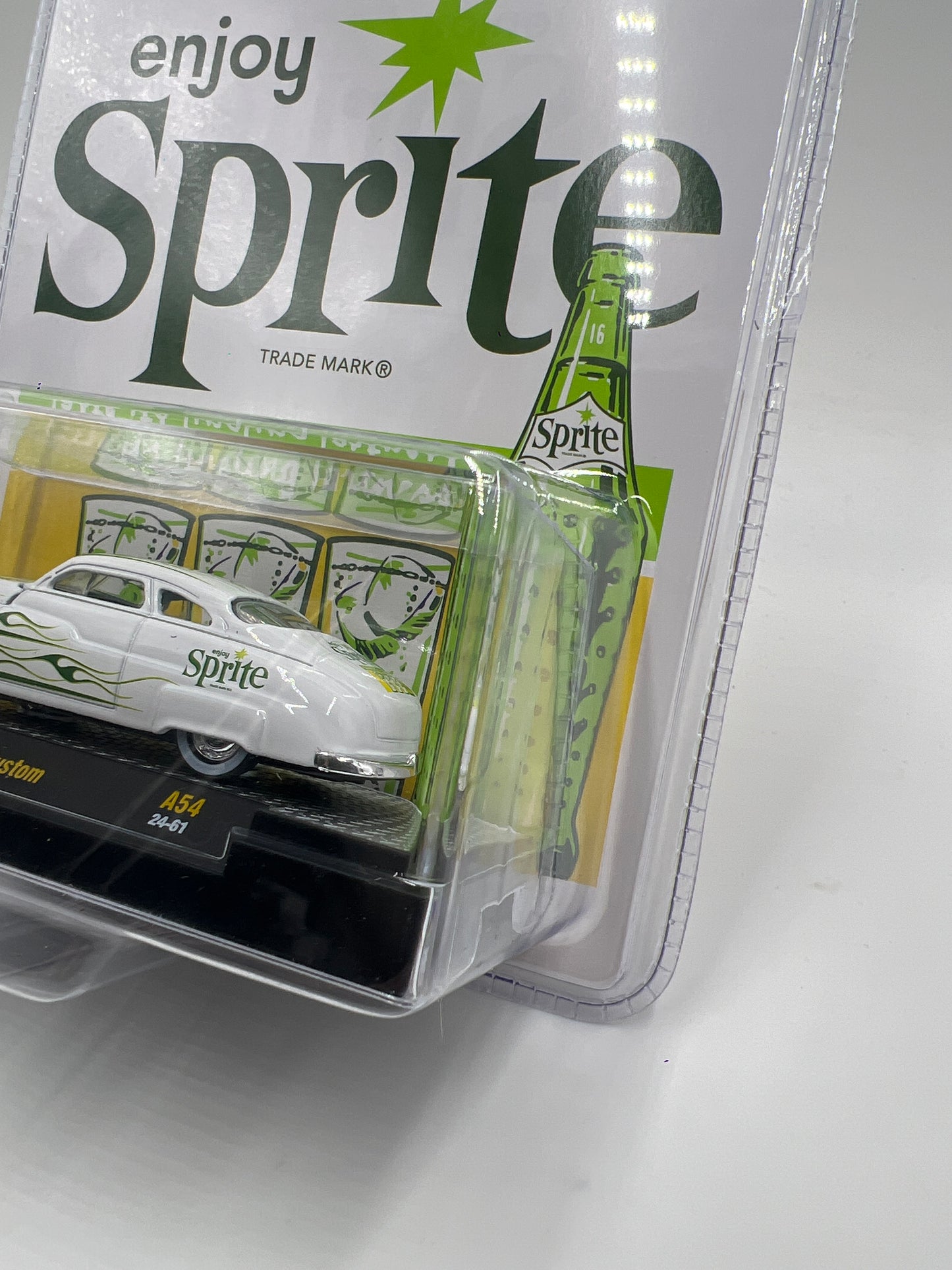 2025 M2 Machines Coca Cola Sprite 1949 Mercury Custom White A54 201C