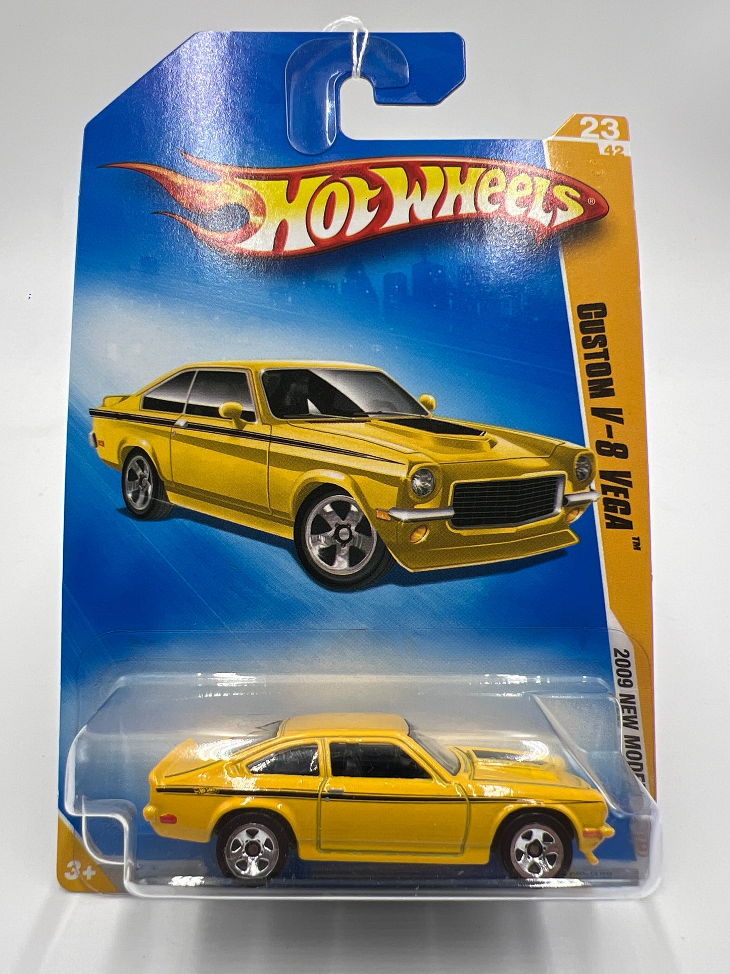 2009 Hot Wheels New Models #23 Custom V-8 Vega Yellow 8H