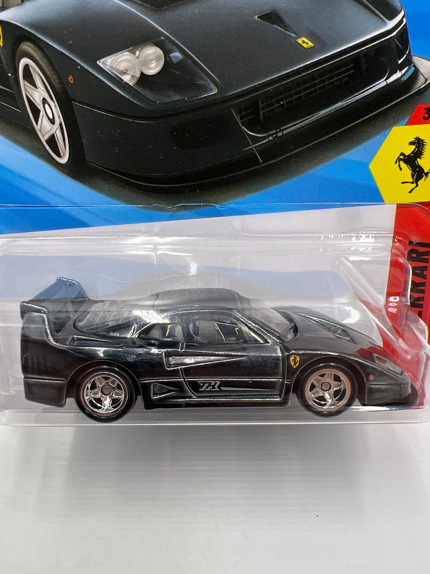 2026 Hot Wheels Super Treasure Hunt #63 Ferrari F40 Competizione Black W/Protector