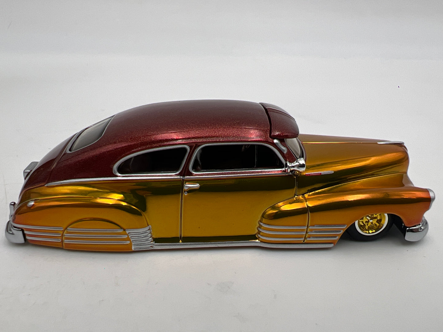 2026 Hot Wheels RLC Porsche 1948 Chevrolet Fleetline Lowrider Gold