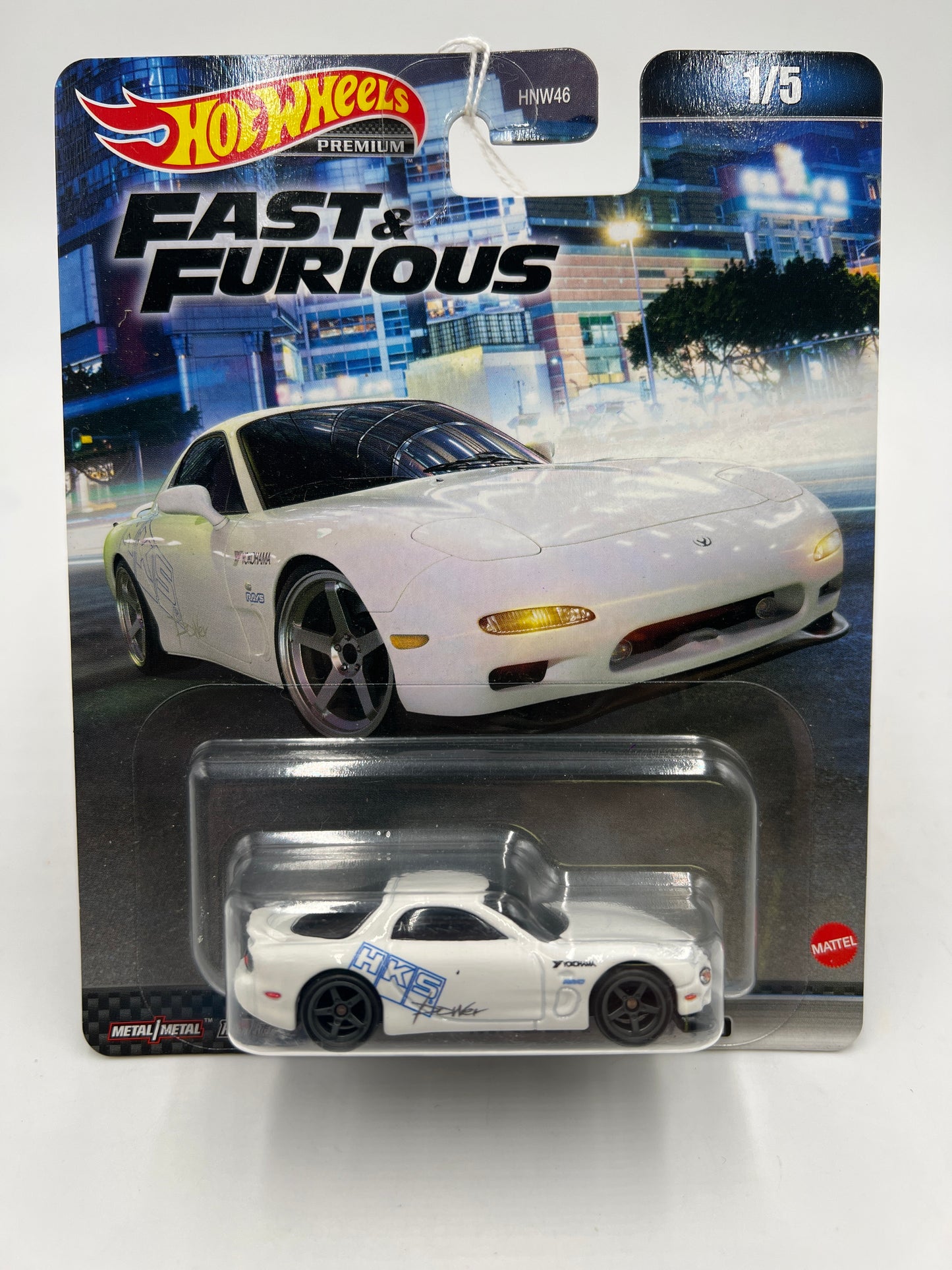 Hot Wheels Fast & Furious #1 Mazda RX-7 FD White 246B