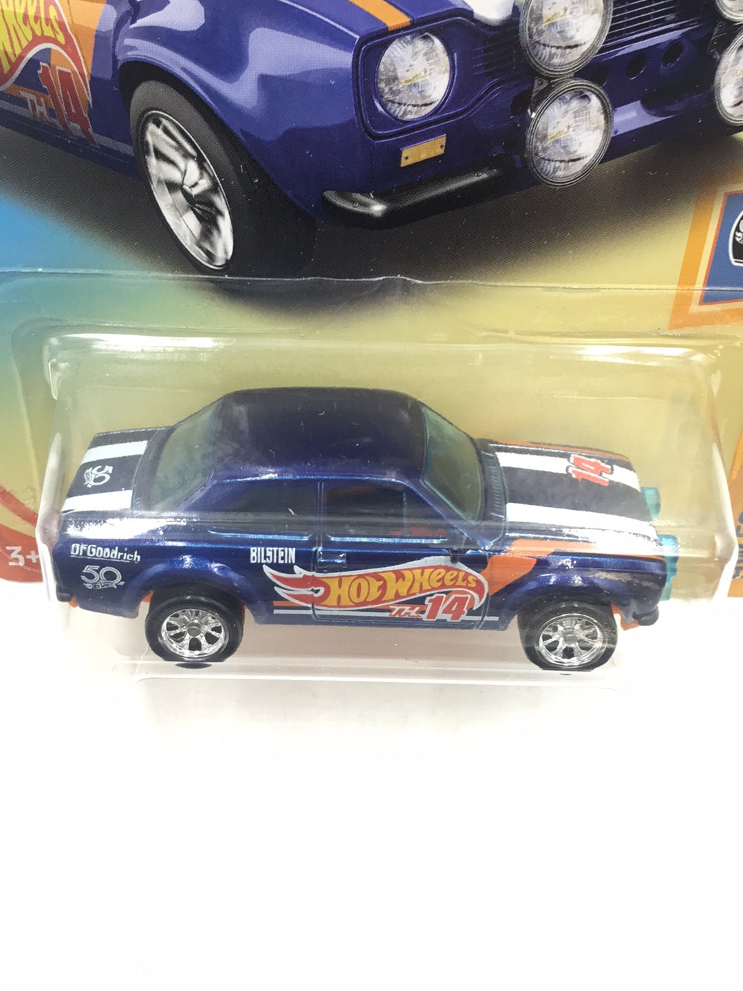 2018 hot wheels super treasure hunt 70 Ford escort RS1600 Factory Sealed sticker W/Protector