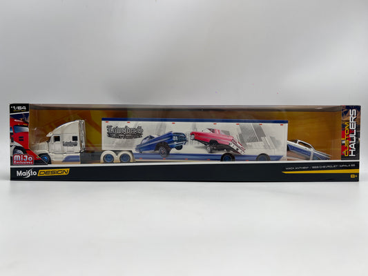 Maisto Design 1/64 Mijo Exclusive Lowriders Mack Anthem & 1959 Chevrolet Impala SS