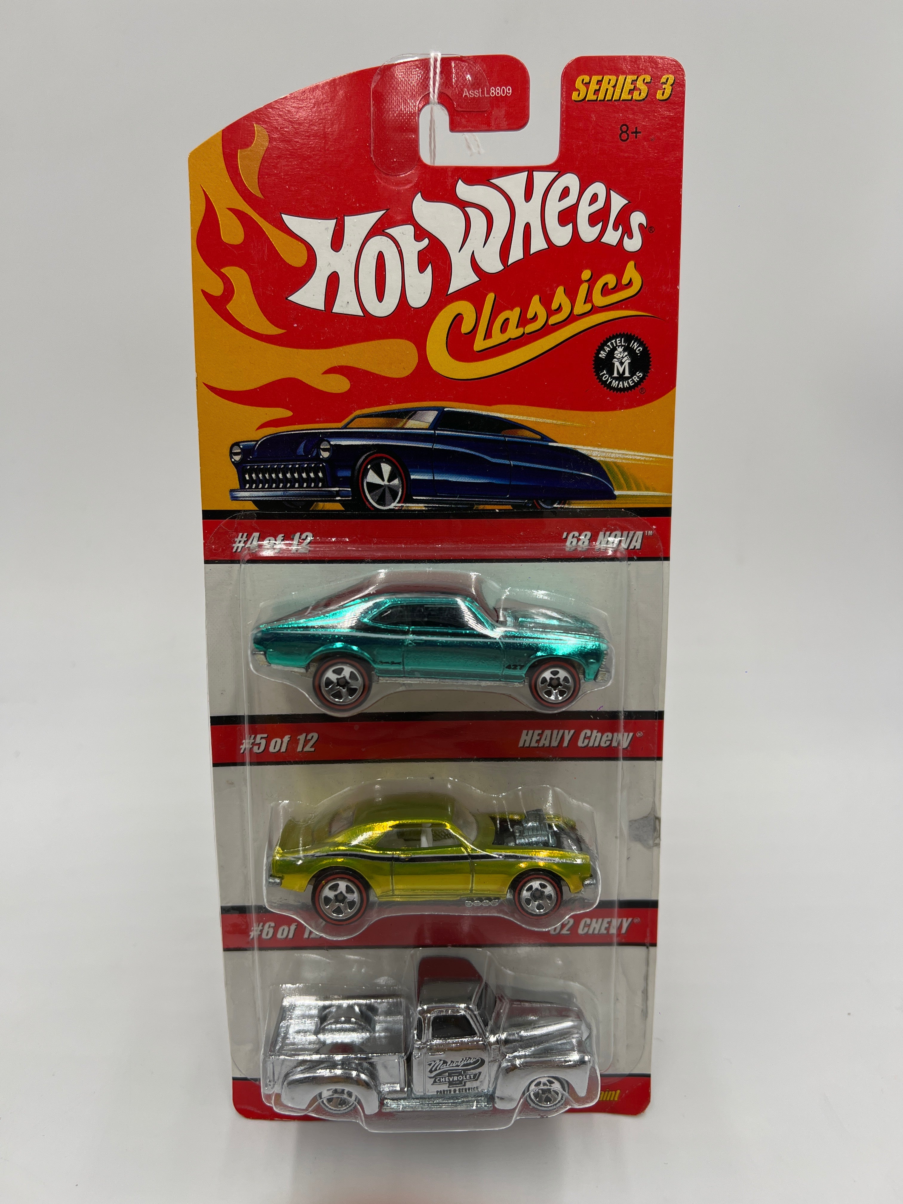 Hot Wheels Classics Series 3 Walgreens Exclusive #4-6 68 Nova