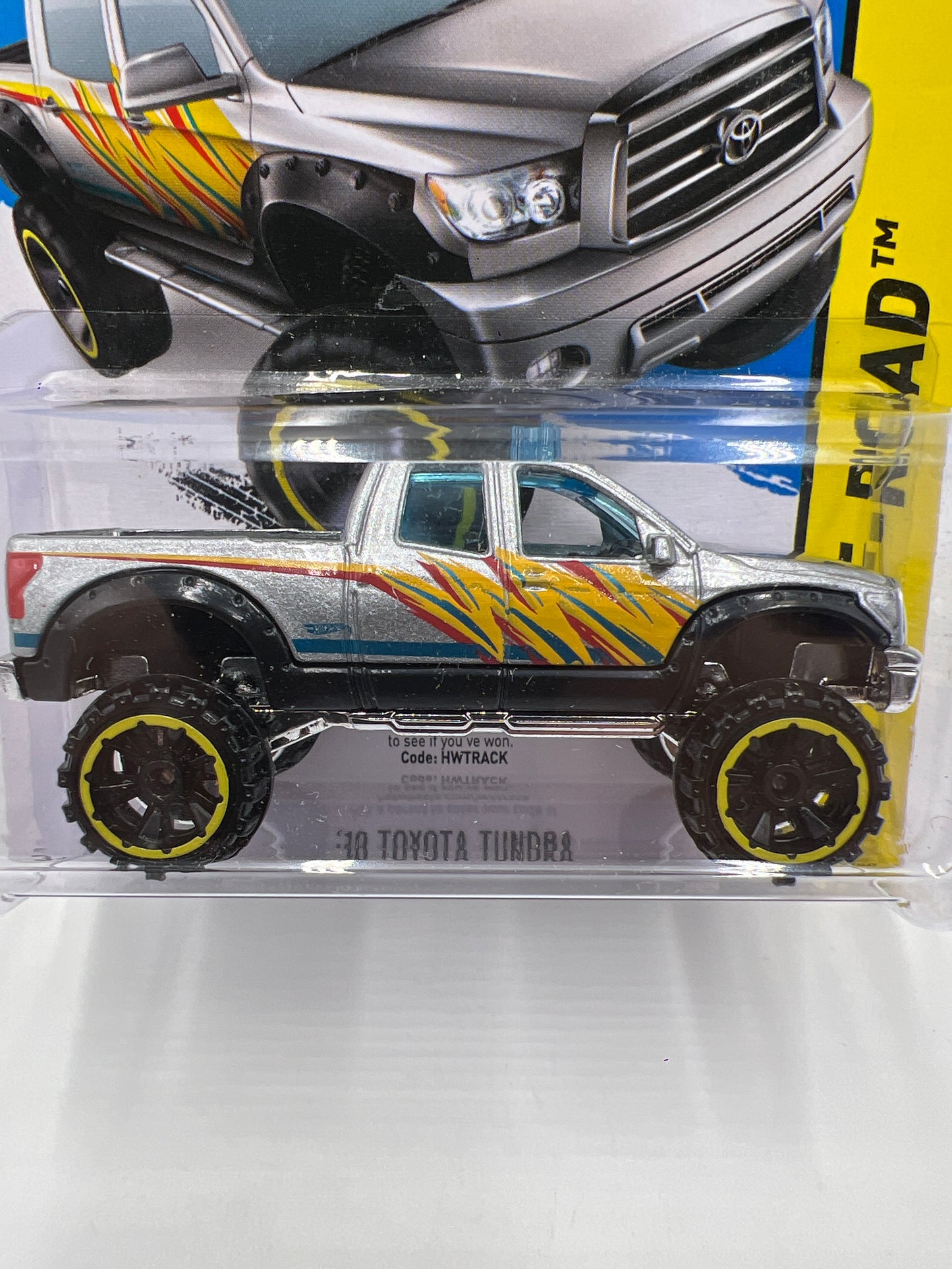 2014 Hot Wheels Off-Road #131 10 Toyota Tundra Silver 94C