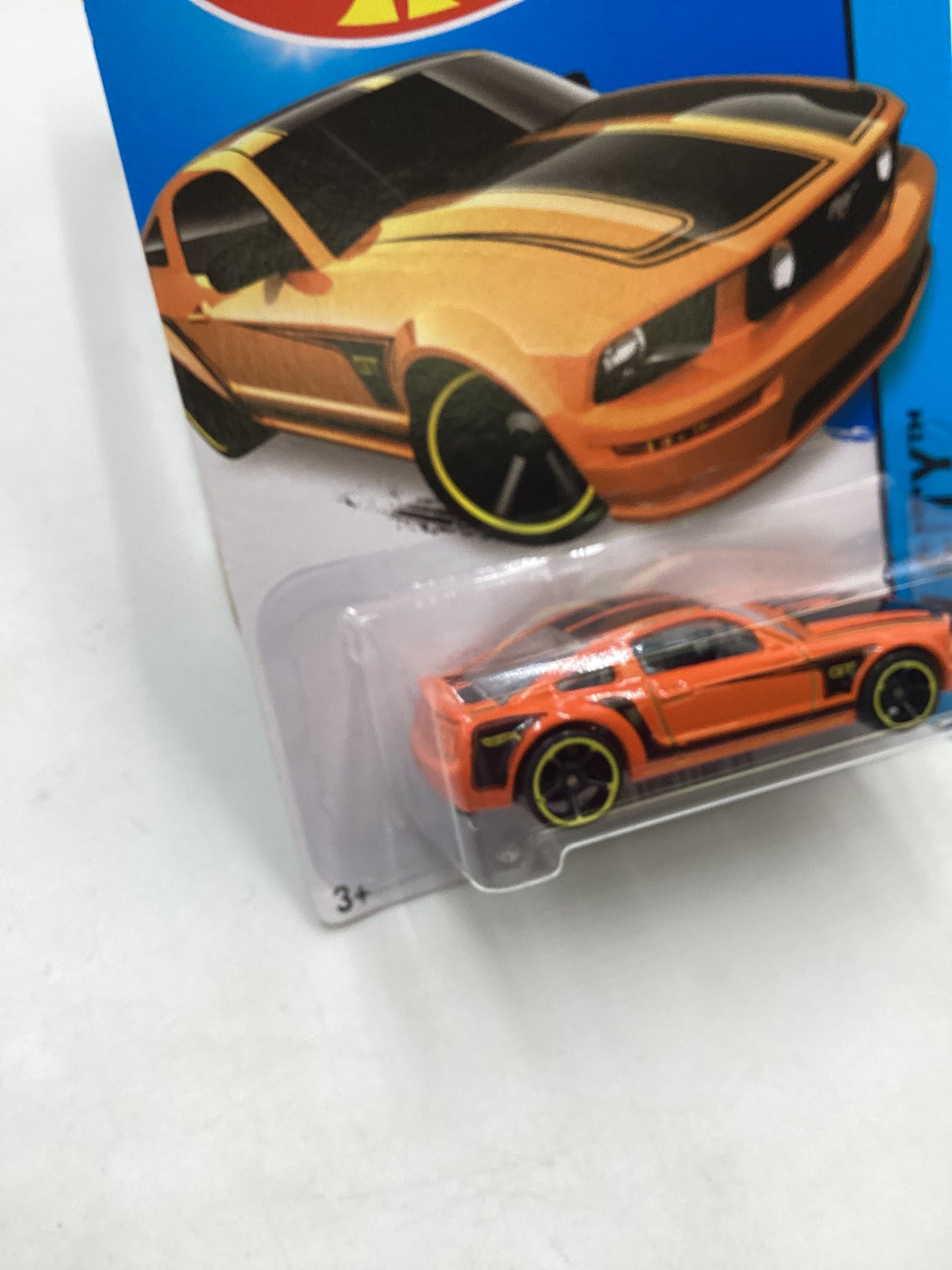 2014 Hot Wheels #92 Ford Mustang GT Orange 23H