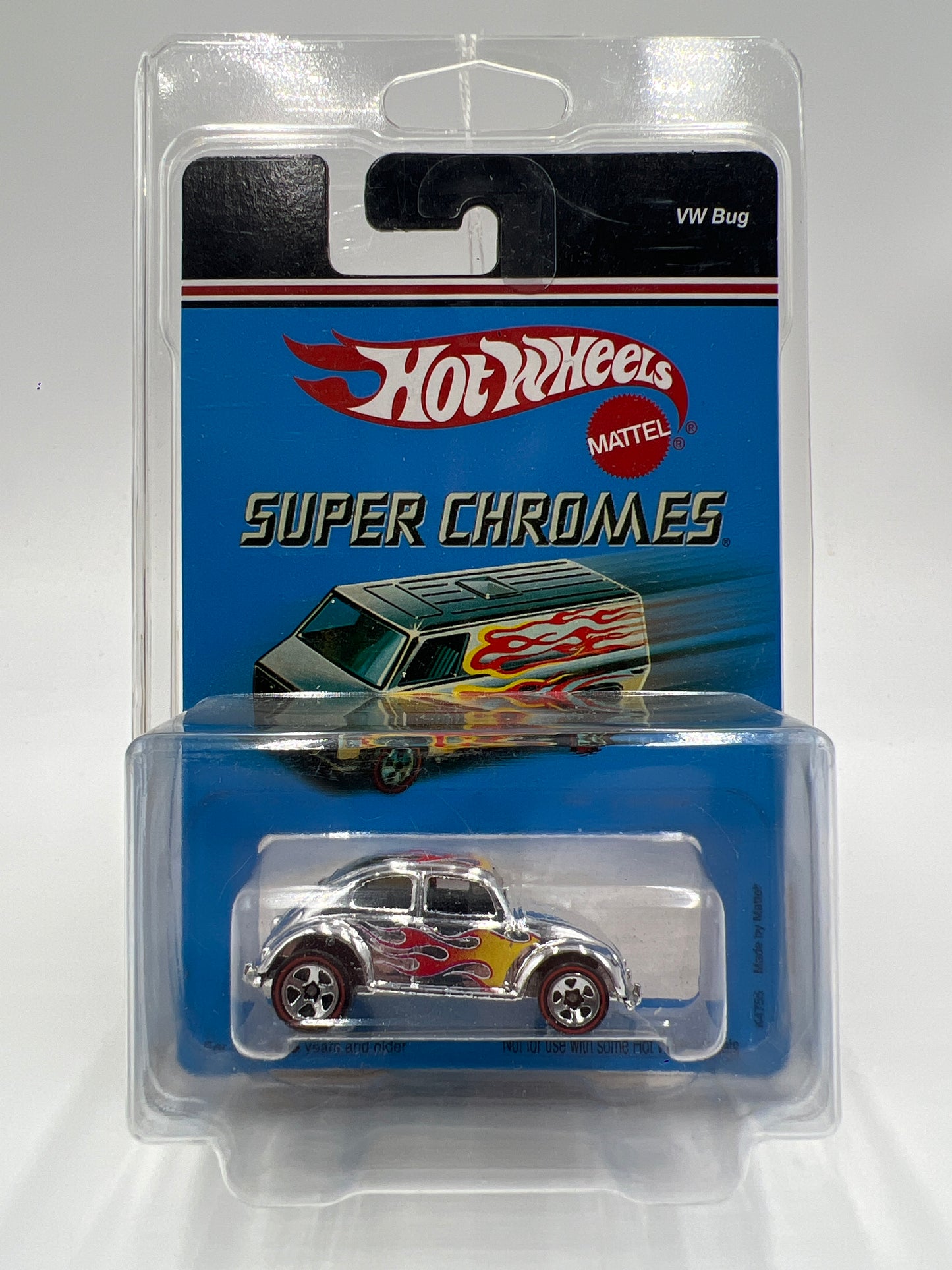 2006 Hot Wheels Super Chromes VW Bug W/Protector