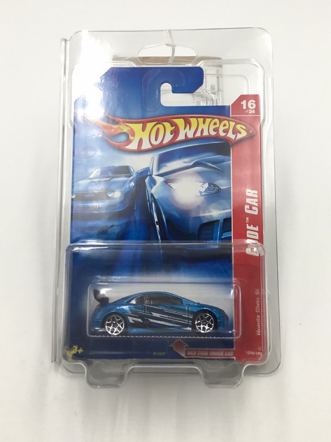 2007 Hot wheels Code Car #16 /24 Honda Civic Si with protector