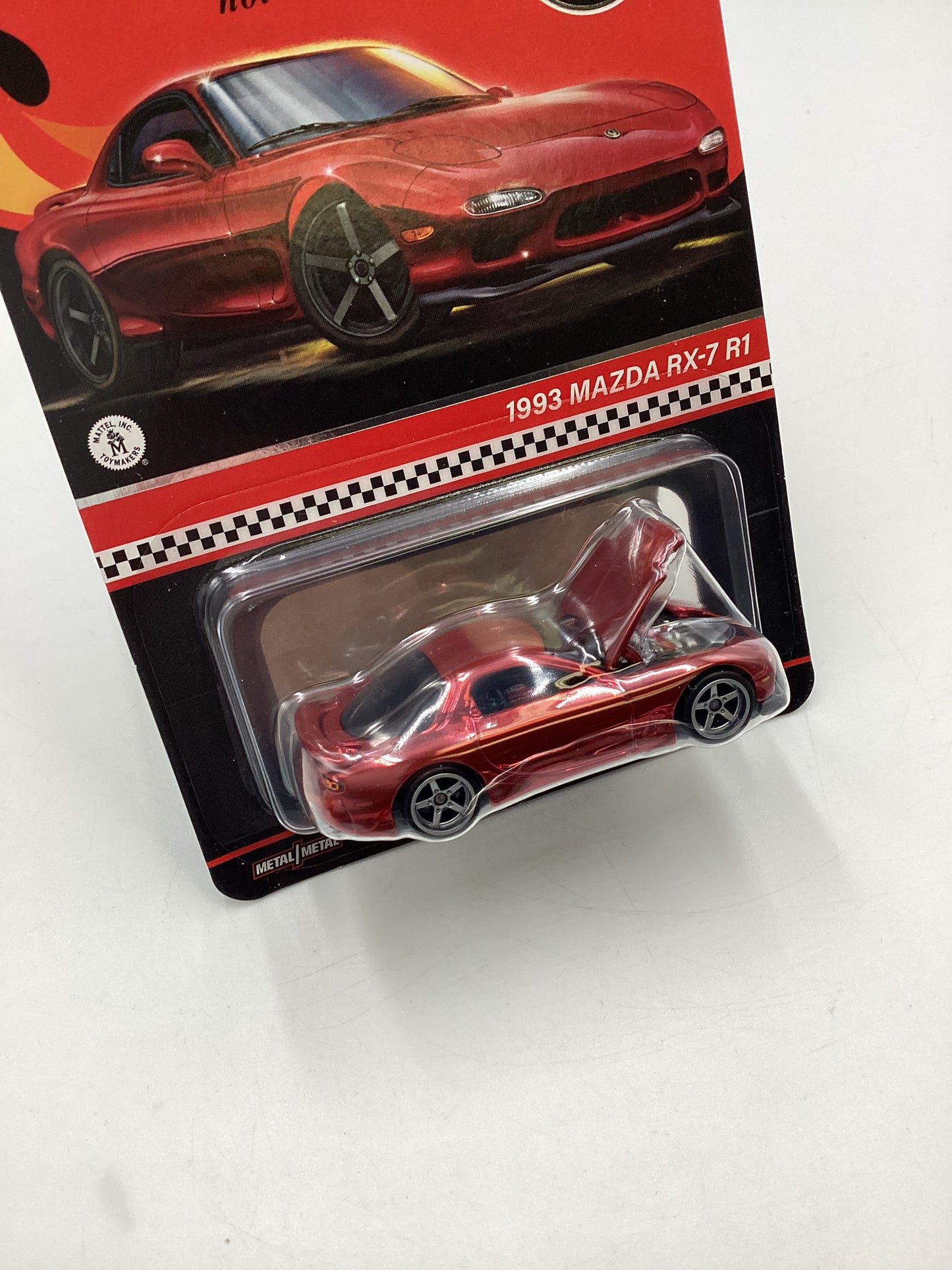 2024 Hot Wheels RLC 1993 Mazda RX-7 R1 Red with protector