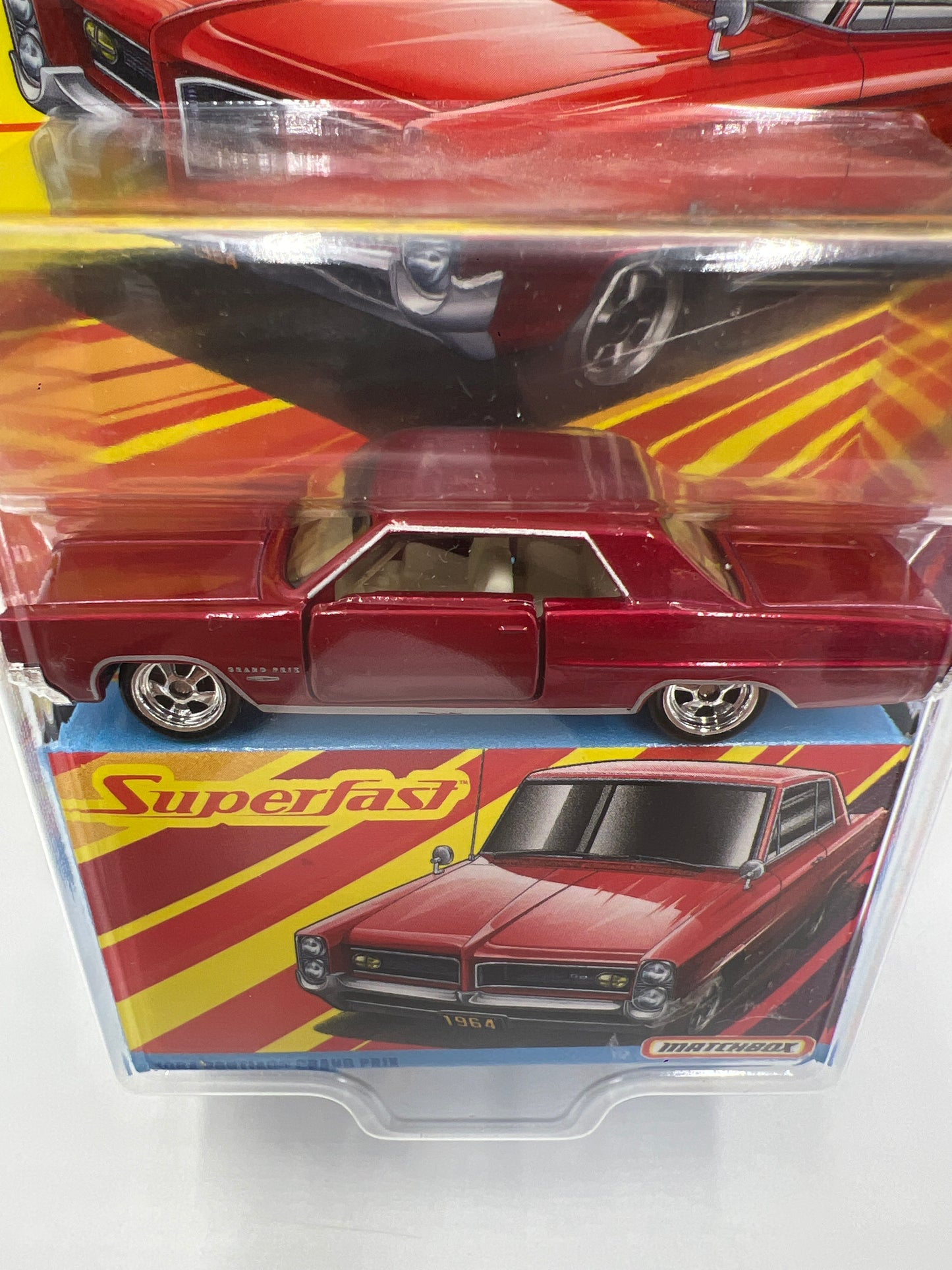 Matchbox Superfast #14 1964 Pontiac Grand Prix Red 172D