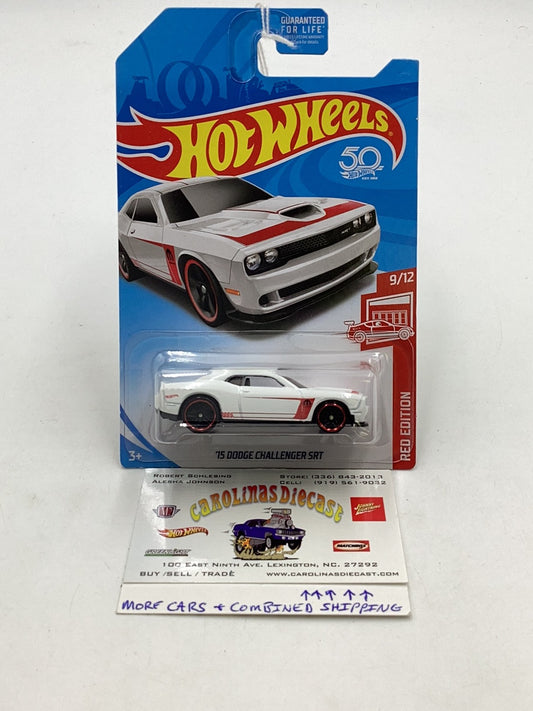 2018 Hot wheels Red edition 15 Dodge Challenger SRT 151A