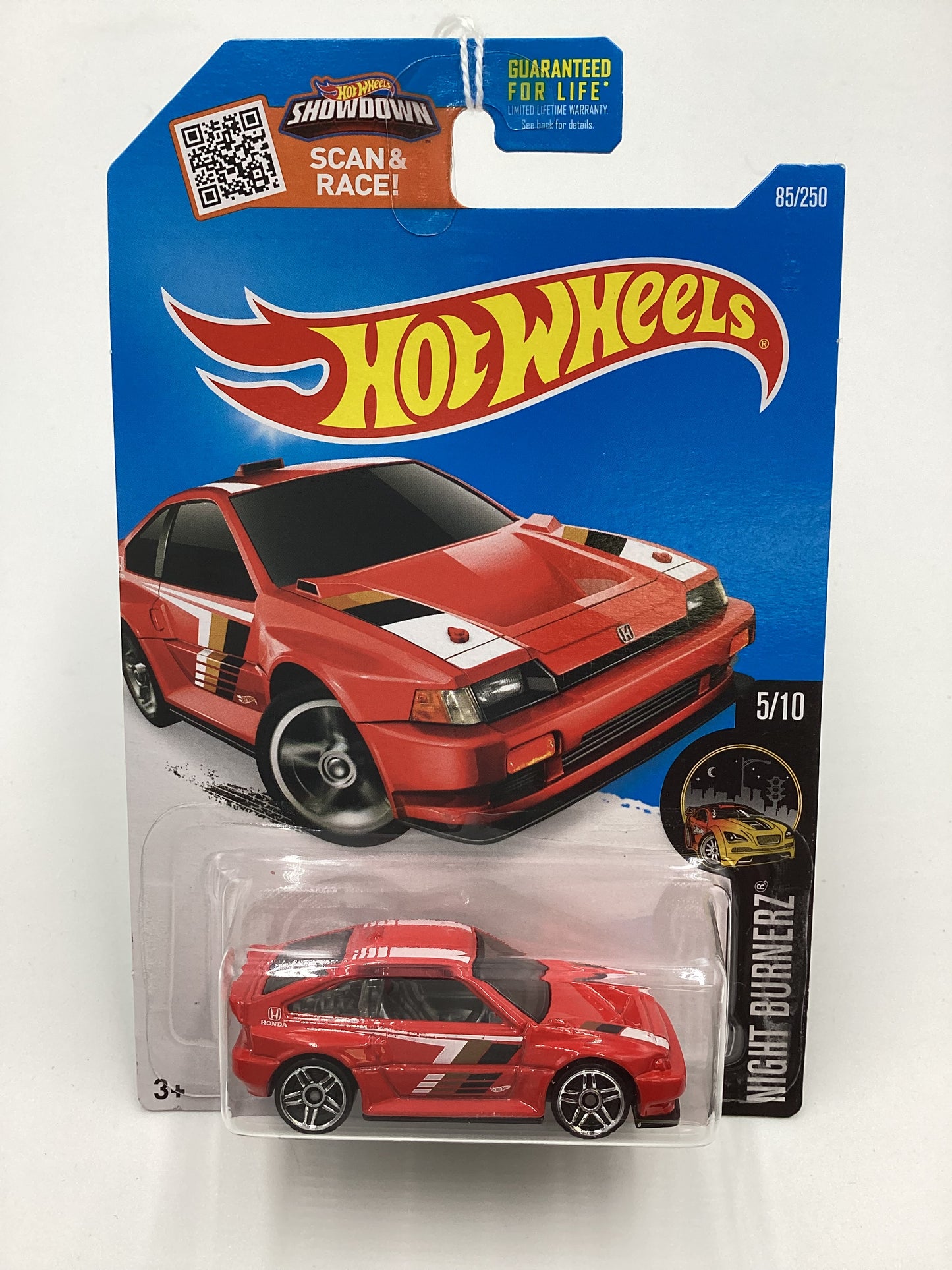 2016 Hot Wheels #82 1985 Honda CR-X Red 77G