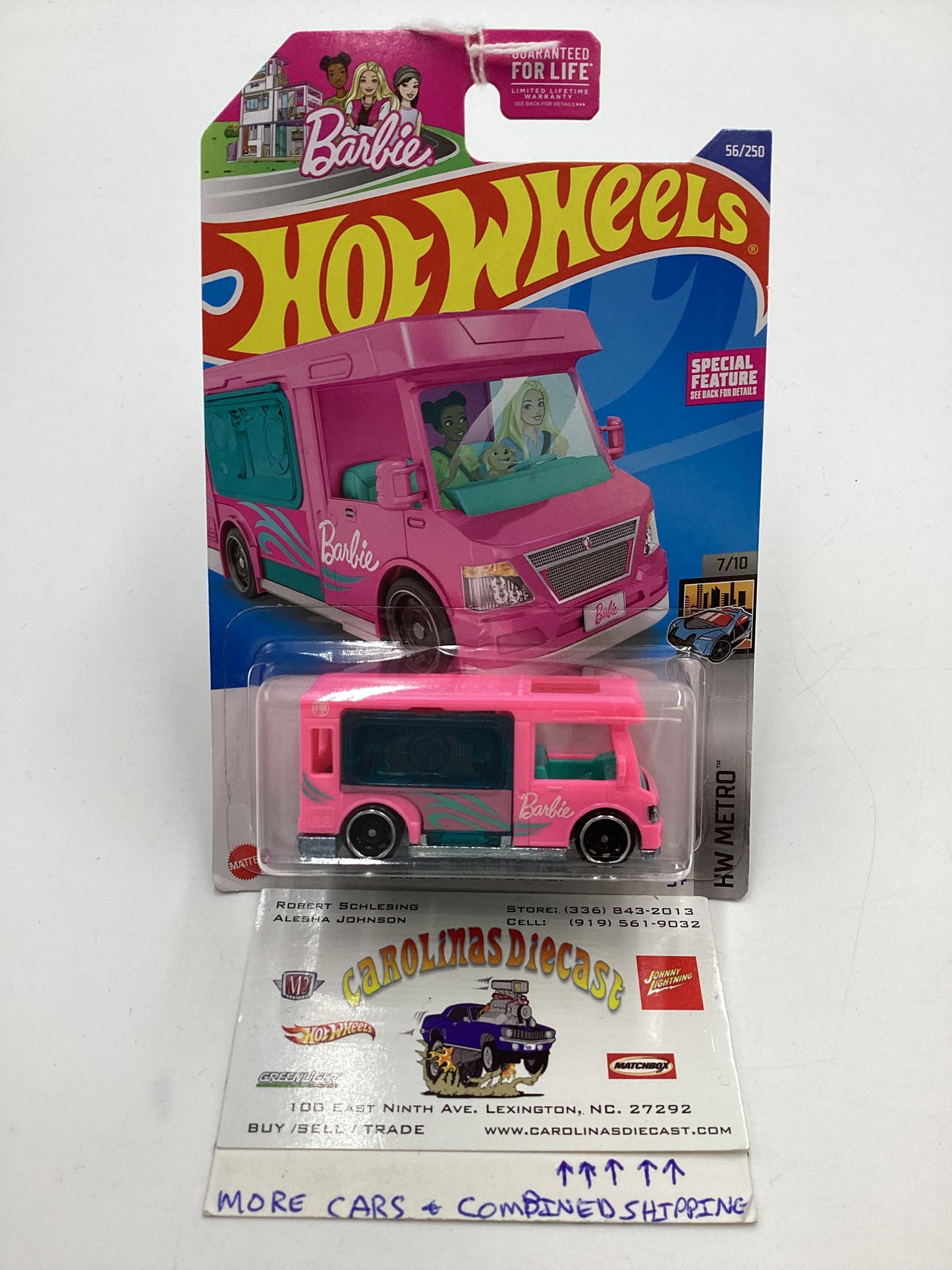 2022 Hot Wheels Metro #56 Barbie Dream Camper Pink