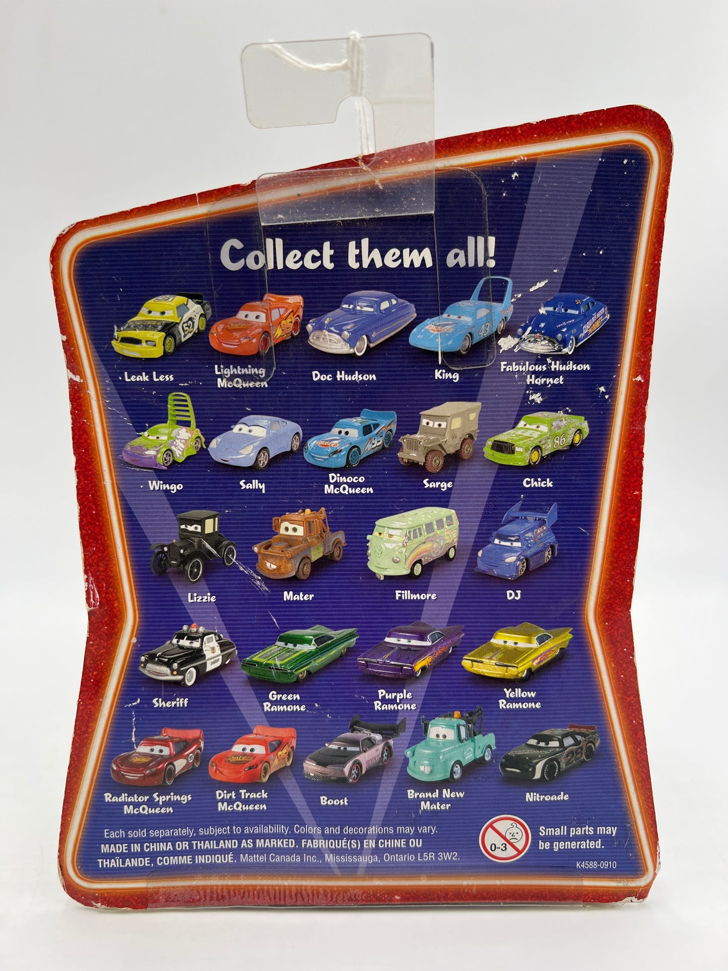 Disney Pixar Cars Supercharged Fabulous Hudson Hornet W/Red Wheels 1 140B