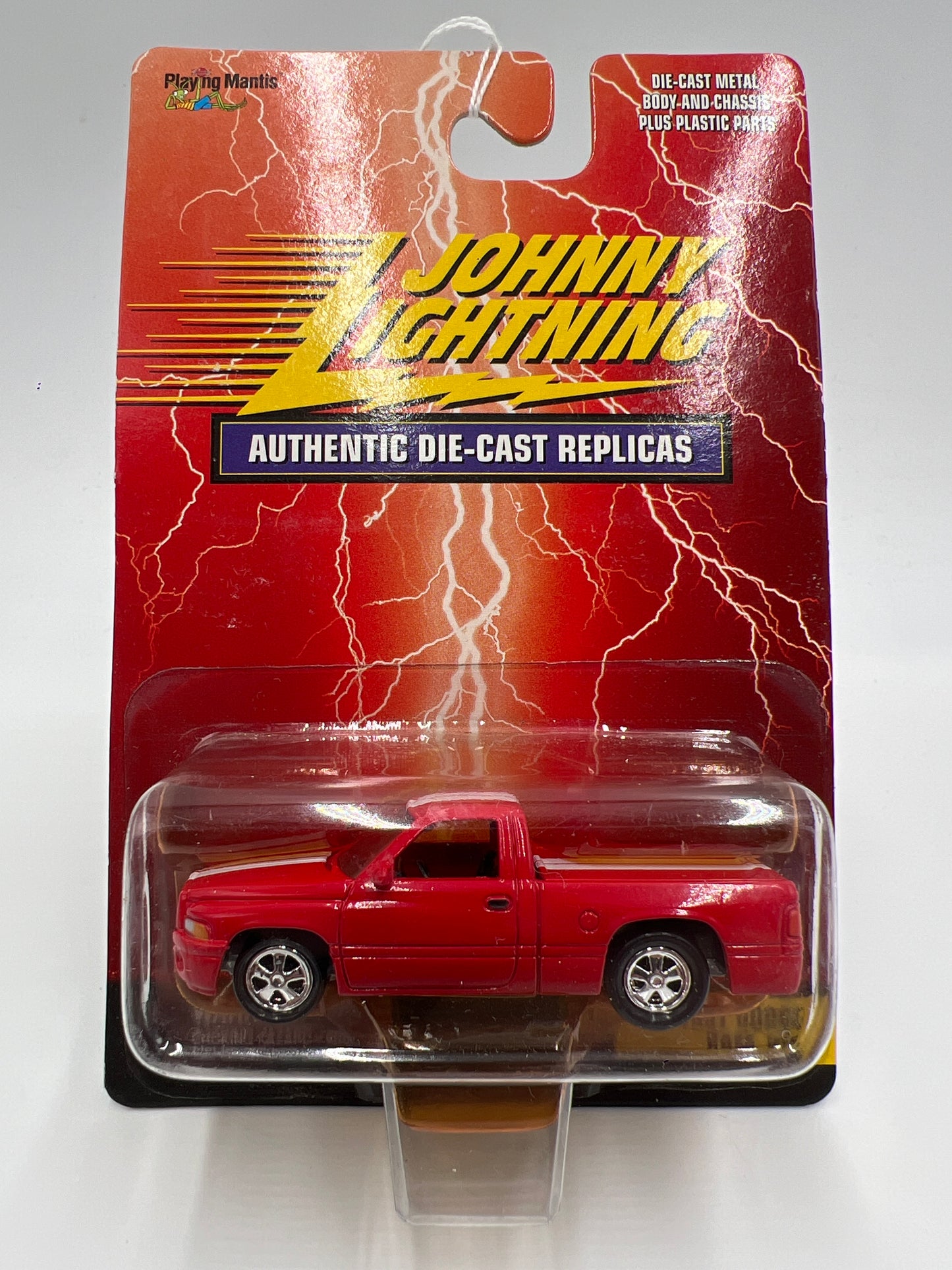 Johnny Lightning Small Card 1997 Dodge Ram VTS Red SR