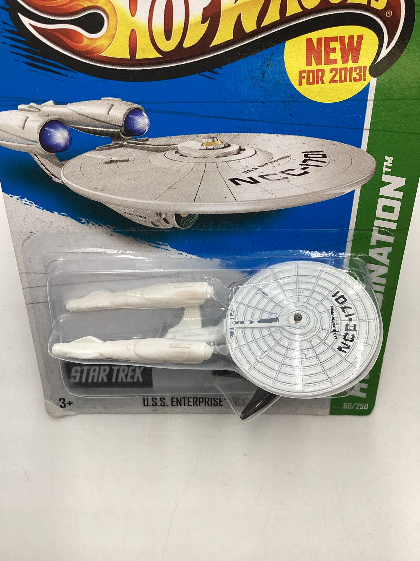 2013 Hot wheels #60 U.S.S. Enterprise NCC-1701 122C