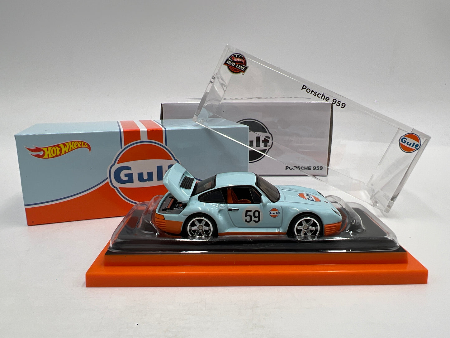 2025 Hot Wheels RLC Gulf Porsche 959 Blue/Orange
