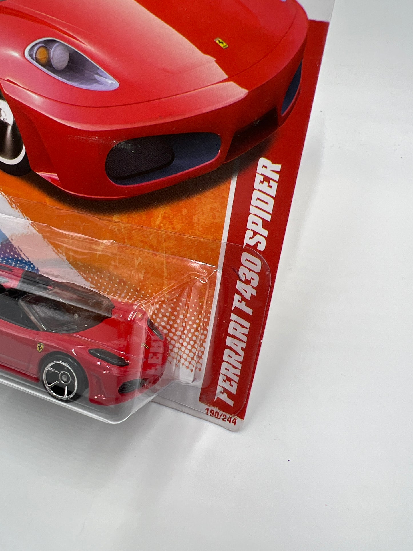 2011 Hot Wheels Thrill Racers Highway #190 Ferrari F430 Spider Red