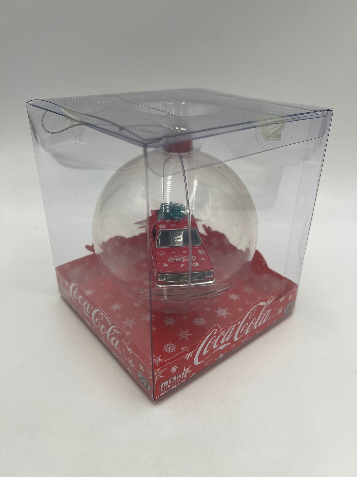 M2 Machines MiJo Exclusives Coca Cola Holiday Christmas Ornaments 1974 Chevrolet Silverado Stepside Red