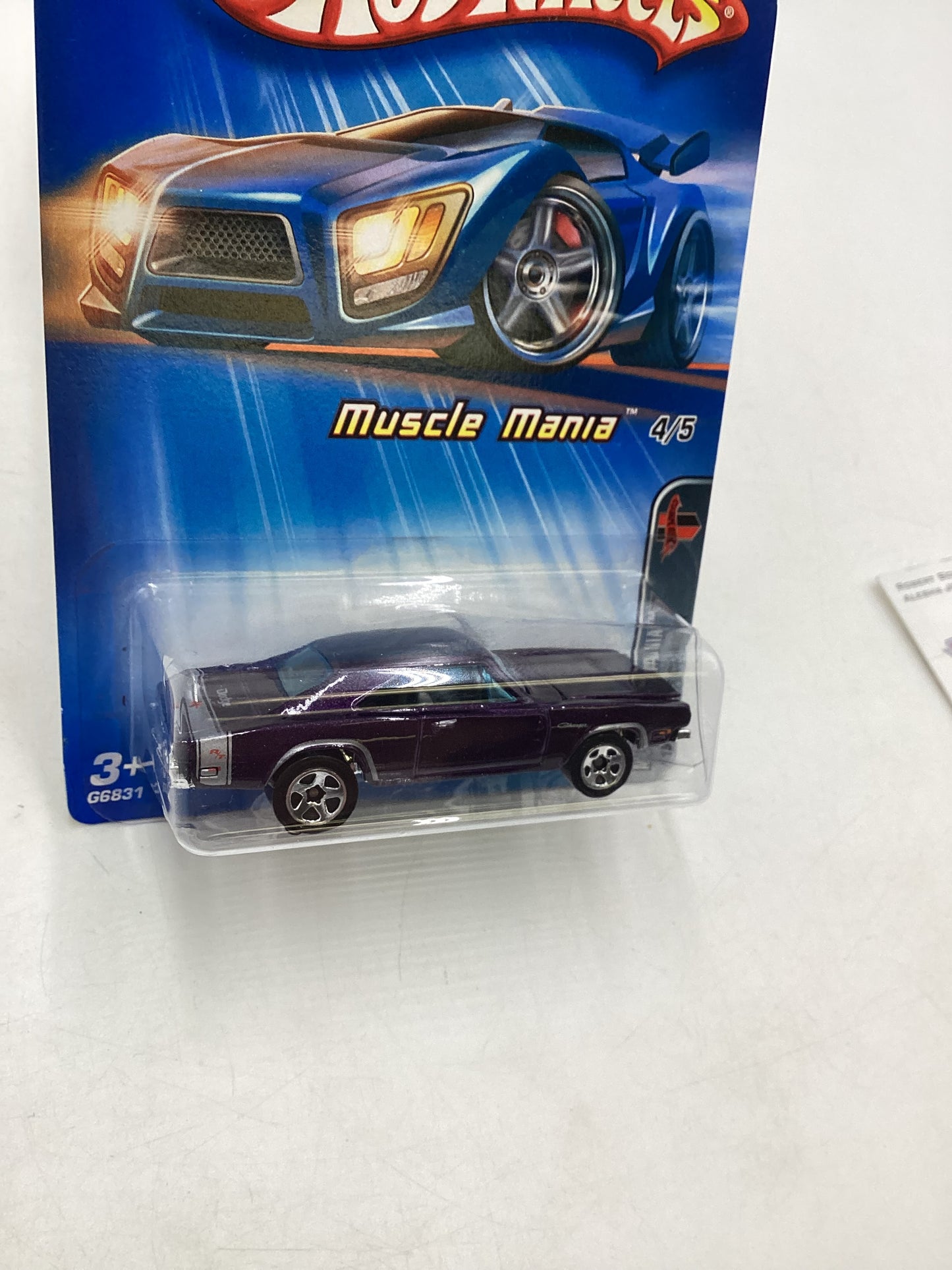 2005 Hot Wheels #104 1969 Dodge Charger Purple Kmart Exclusive