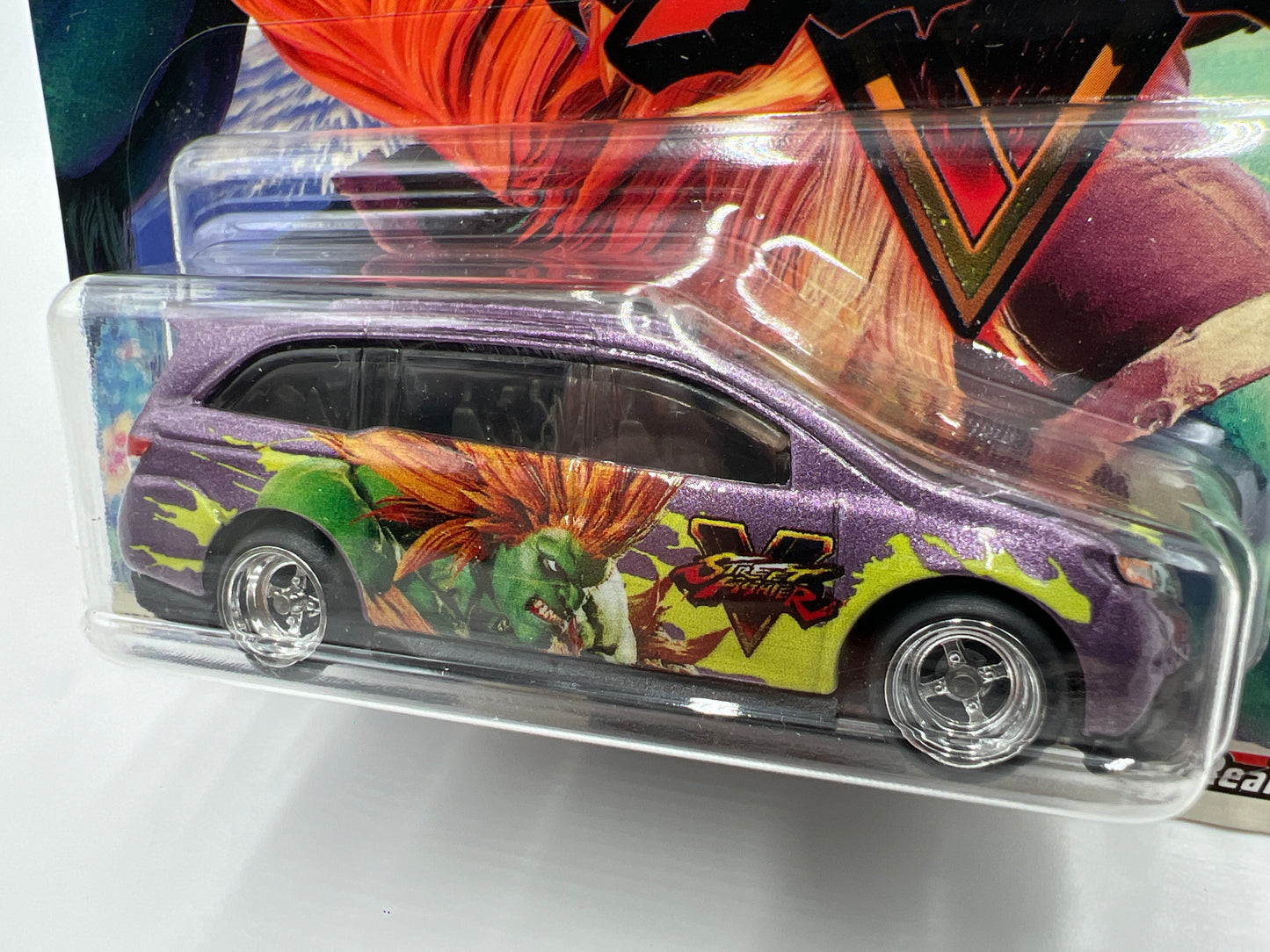 Hot Wheels Capcom Street Fighter #5 Honda Odyssey Purple W/Protector