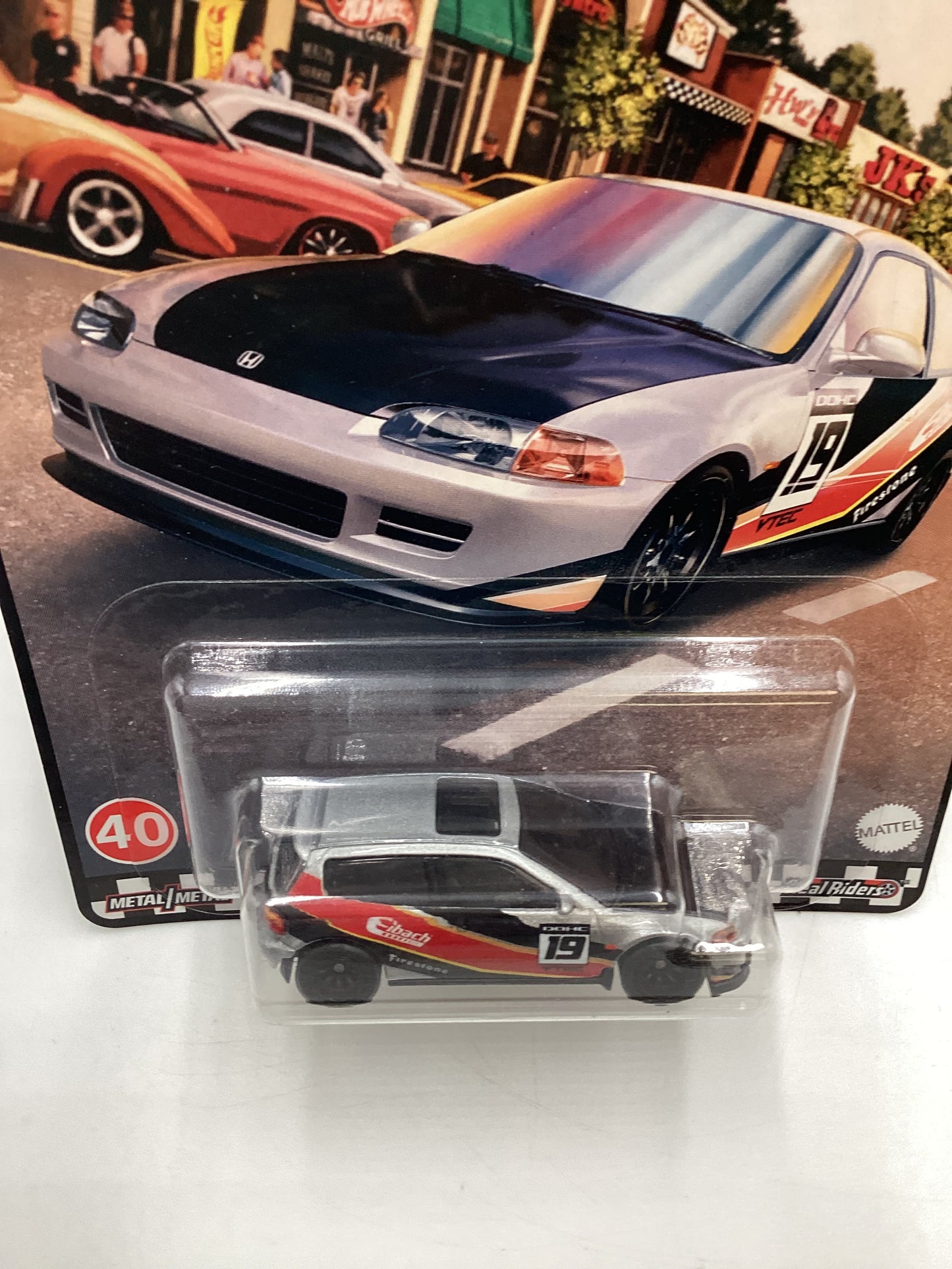 Hot Wheels Premium Boulevard #40 Honda Civic EG Custom Version