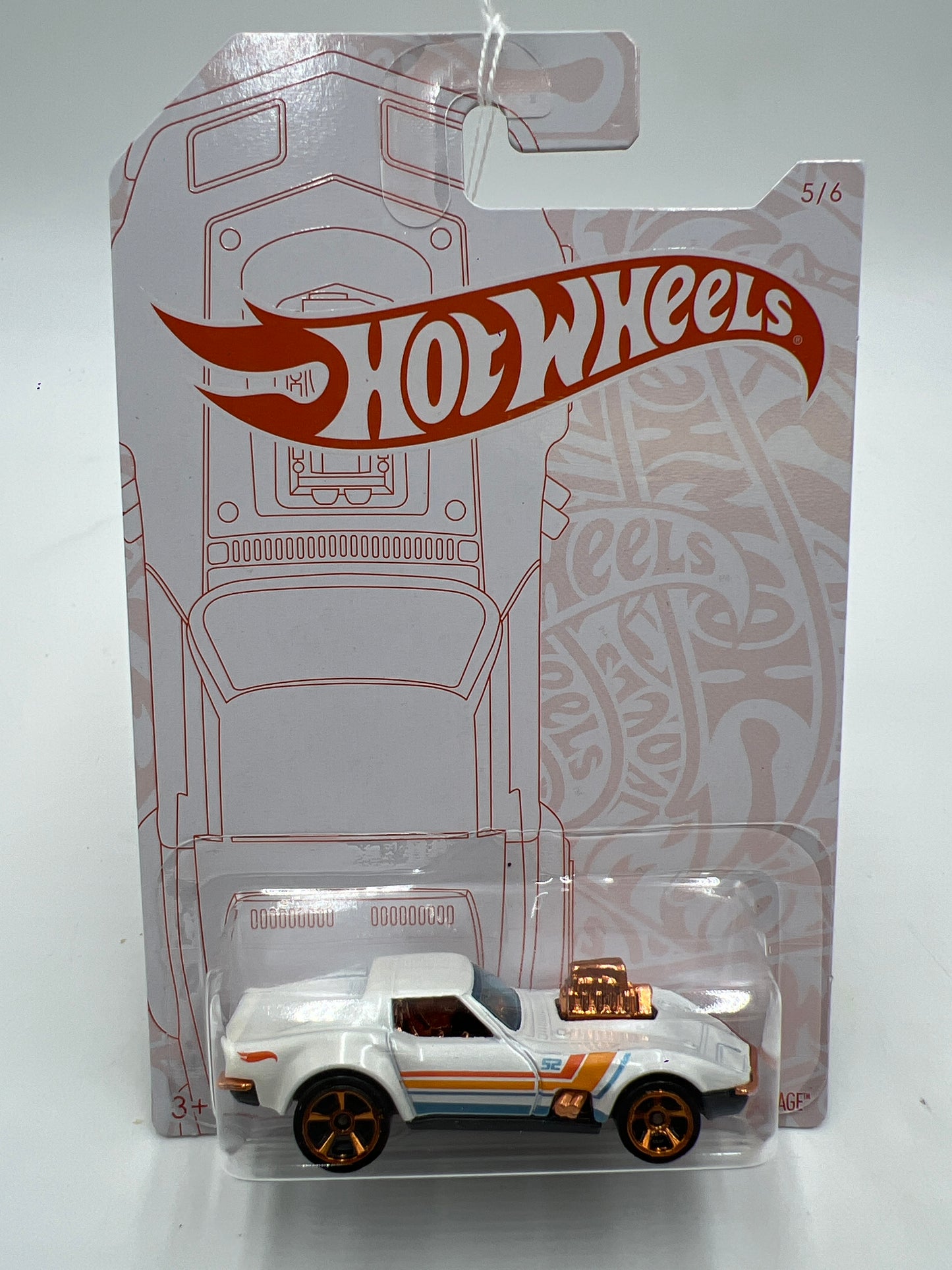 Hot Wheels 52nd Anniversary #5 55 68 Corvette Gas Monkey Garage 152A