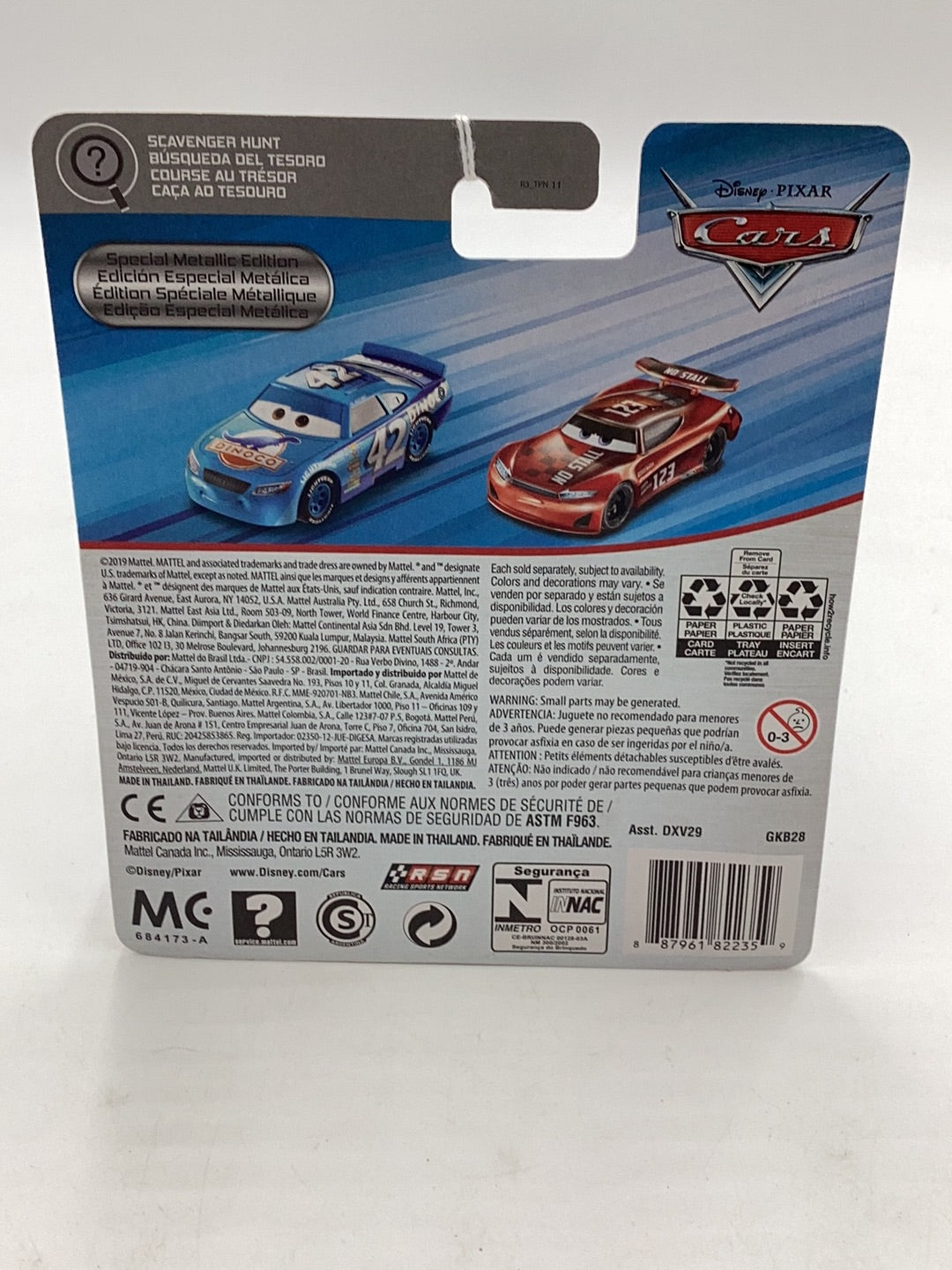 Disney Pixar Cars Metallic Jonas Carvers 138A
