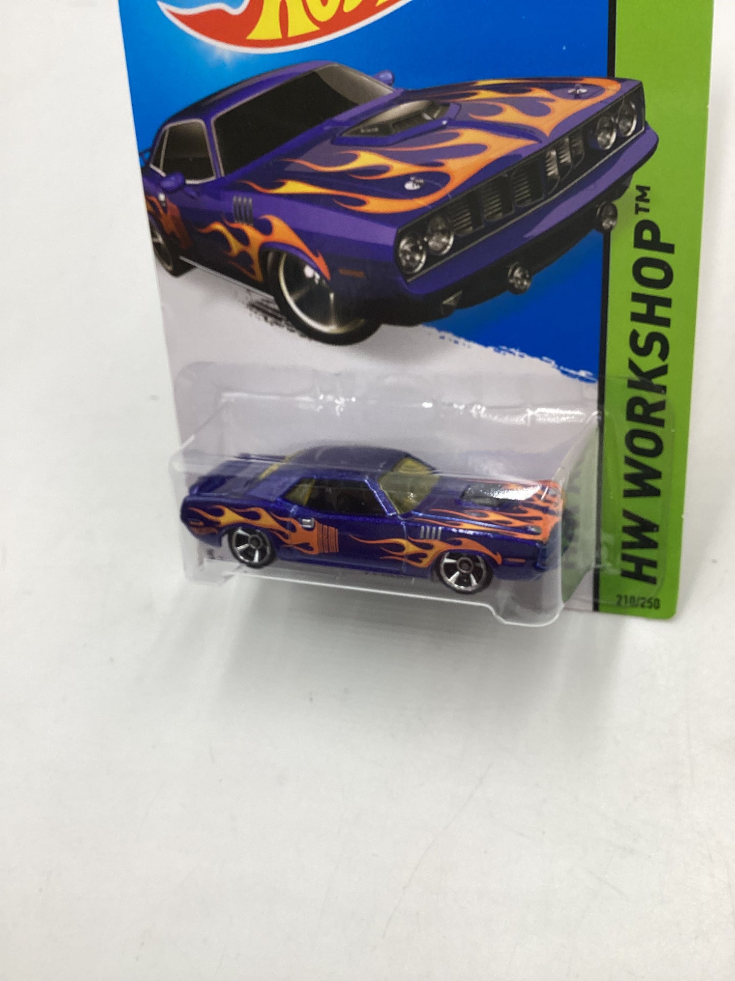 2015 Hot Wheels Workshop #210 71 Hemi Cuda Blue 55C