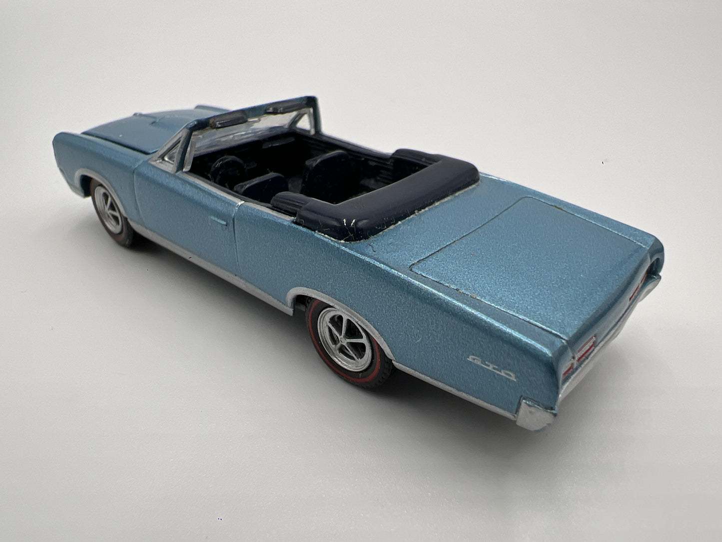 Greenlight Route 66 U.S.A Collector Pack 1967 Pontiac GTO Light Blue Loose