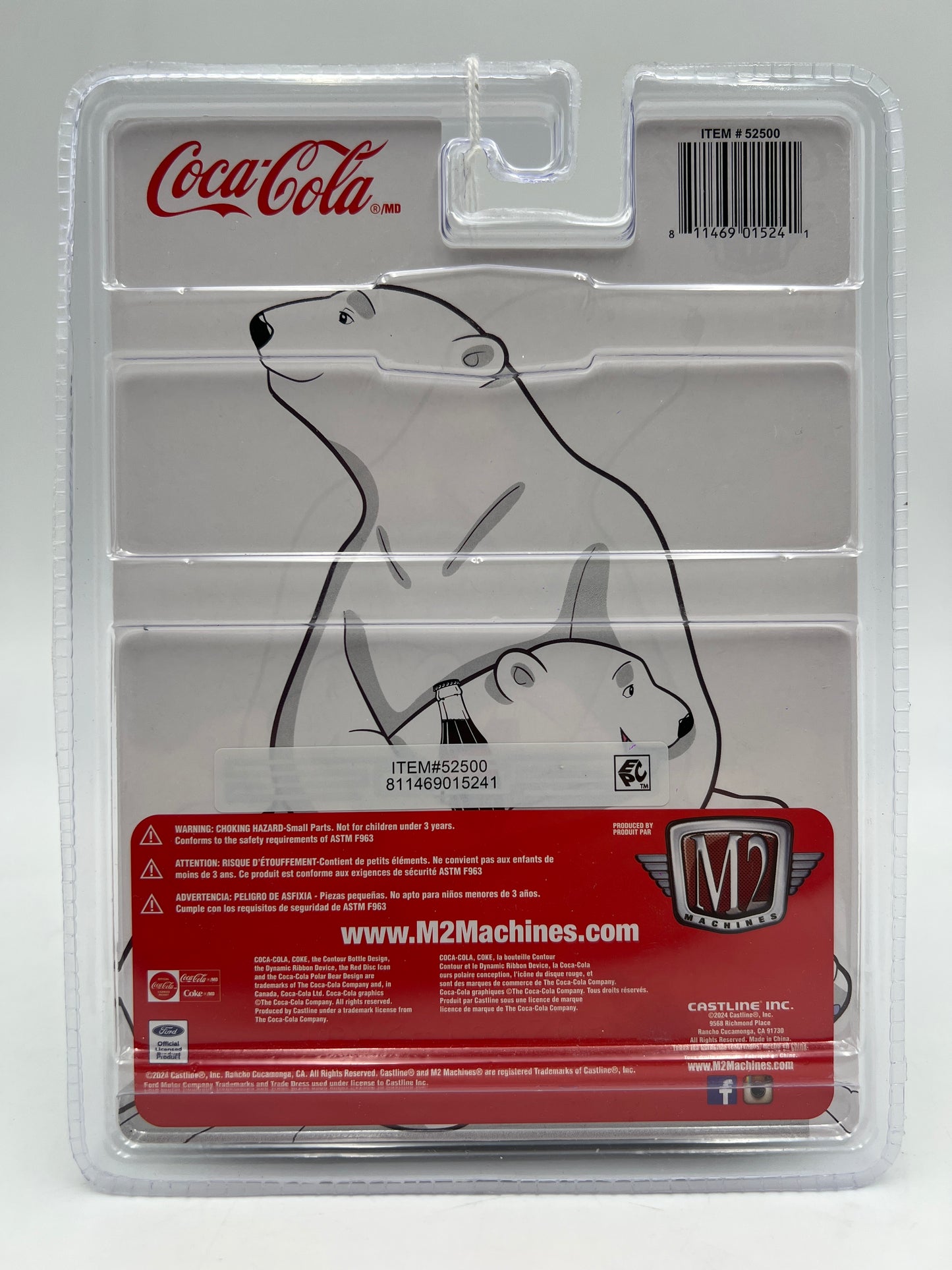 M2 Machines SK09 CHASE Coca Cola 1988 Ford Mustang GT Blue