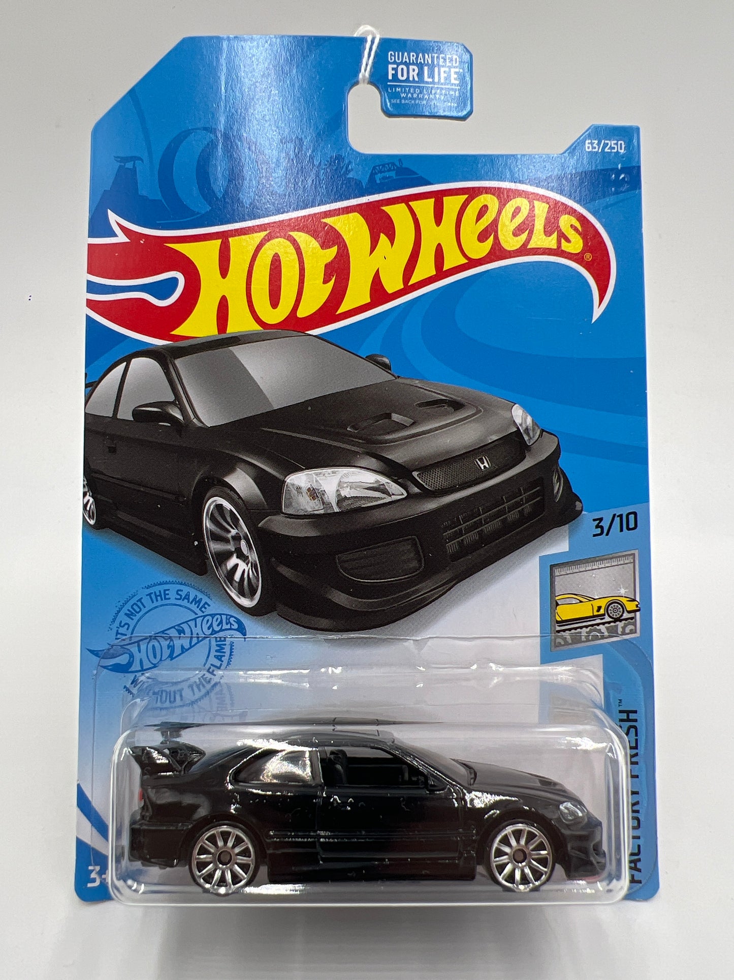 2021 Hot Wheels Factory Fresh #63 Honda Civic Si Black