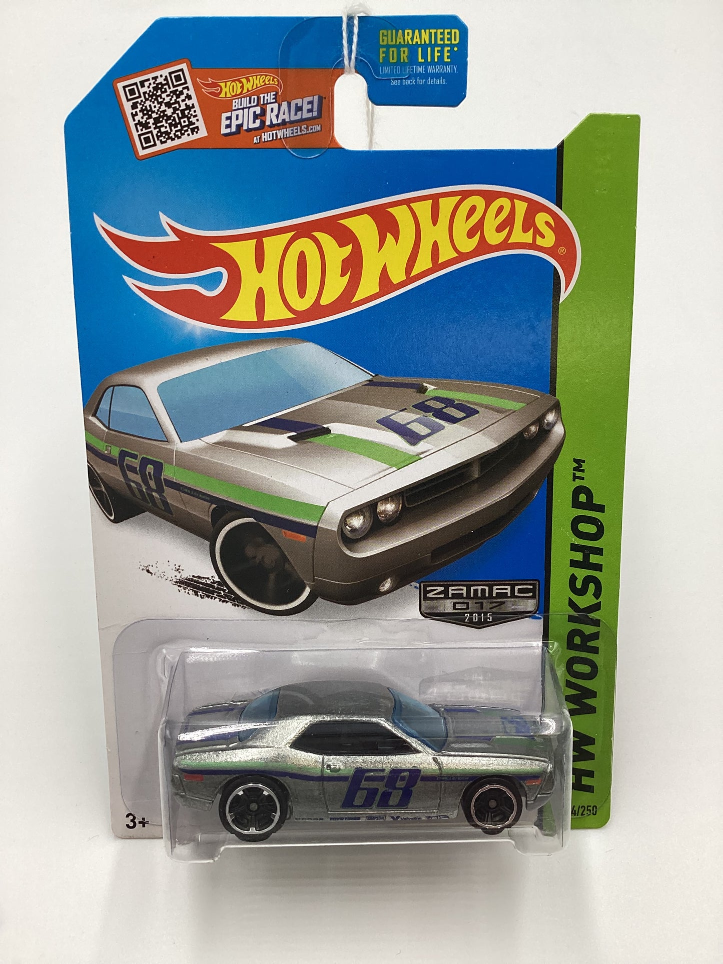2015 Hot Wheels #234 ~ ZAMAC 017 ~ DODGE CHALLENGER CONCEPT