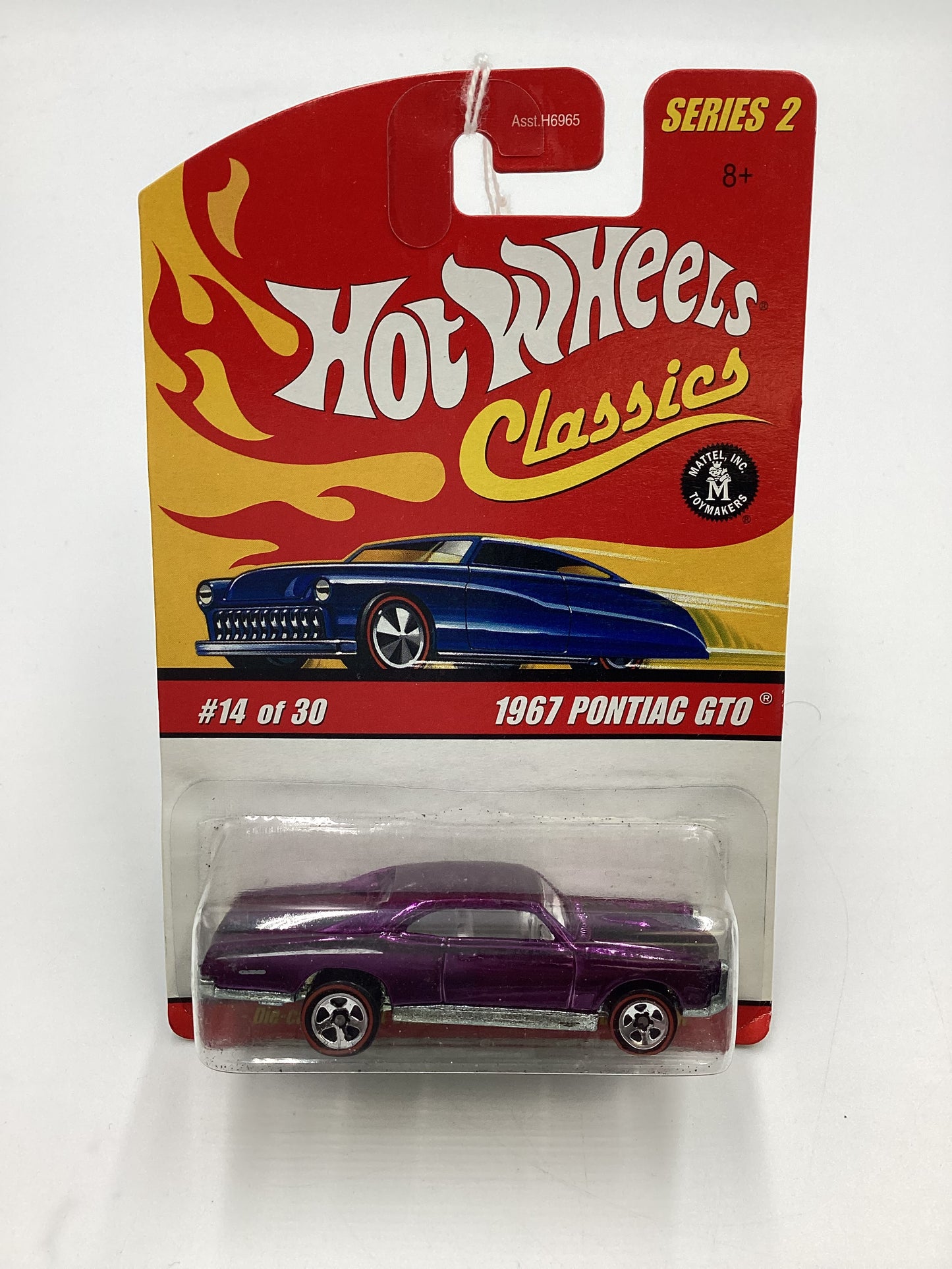 Hot Wheels Classics Series 2 #14 1967 Pontiac GTO Purple SR